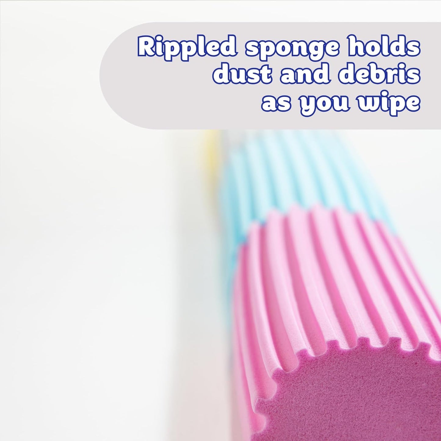 Scrub Daddy Damp Duster, Multipurpose Dusters for Cleaning - Wooden & 
