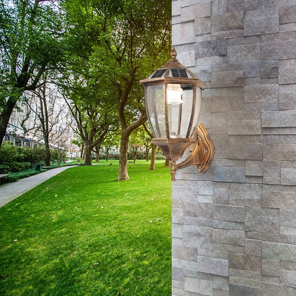 Wall Lamps Led Solar Light Outdoor Waterproof Lamp European Villa Garden Lights Door Balcony Exterior Lantern