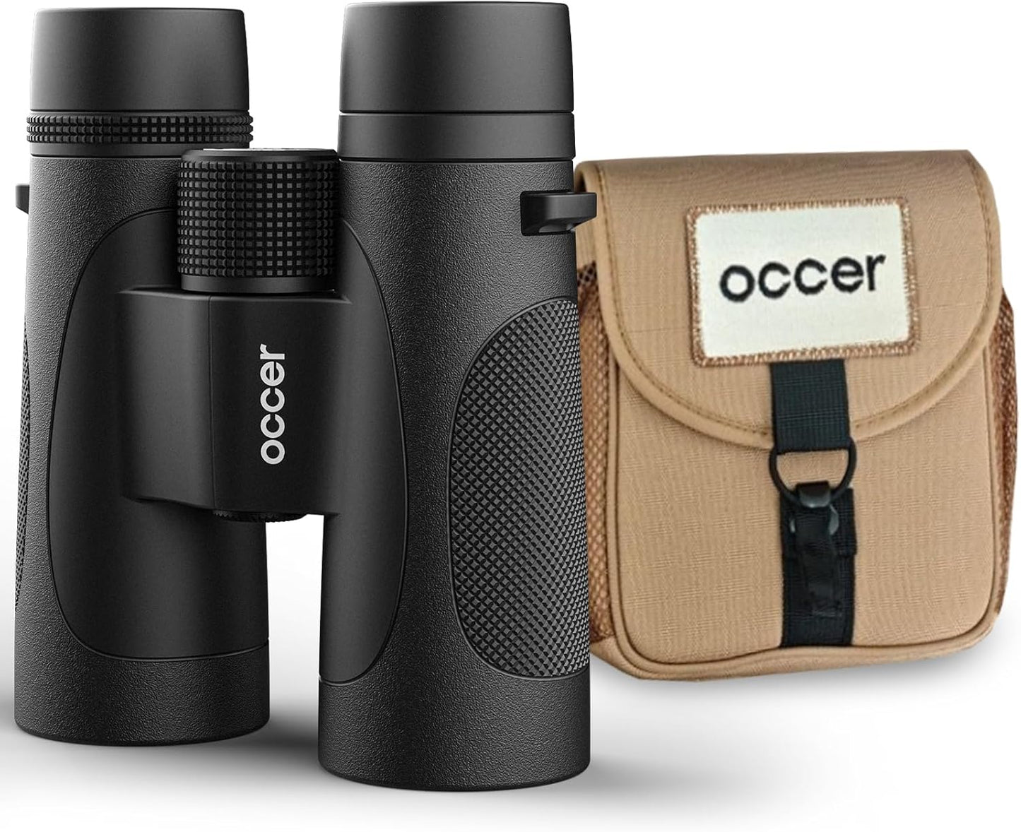 10x42 Waterproof Binoculars for Adults High Powered - Occer IPX7 Fogproof Shockproof UHD Binoculars, Rubber Armor Binocular with Chest Harness for Hunting Bird Watching Cruise Ship