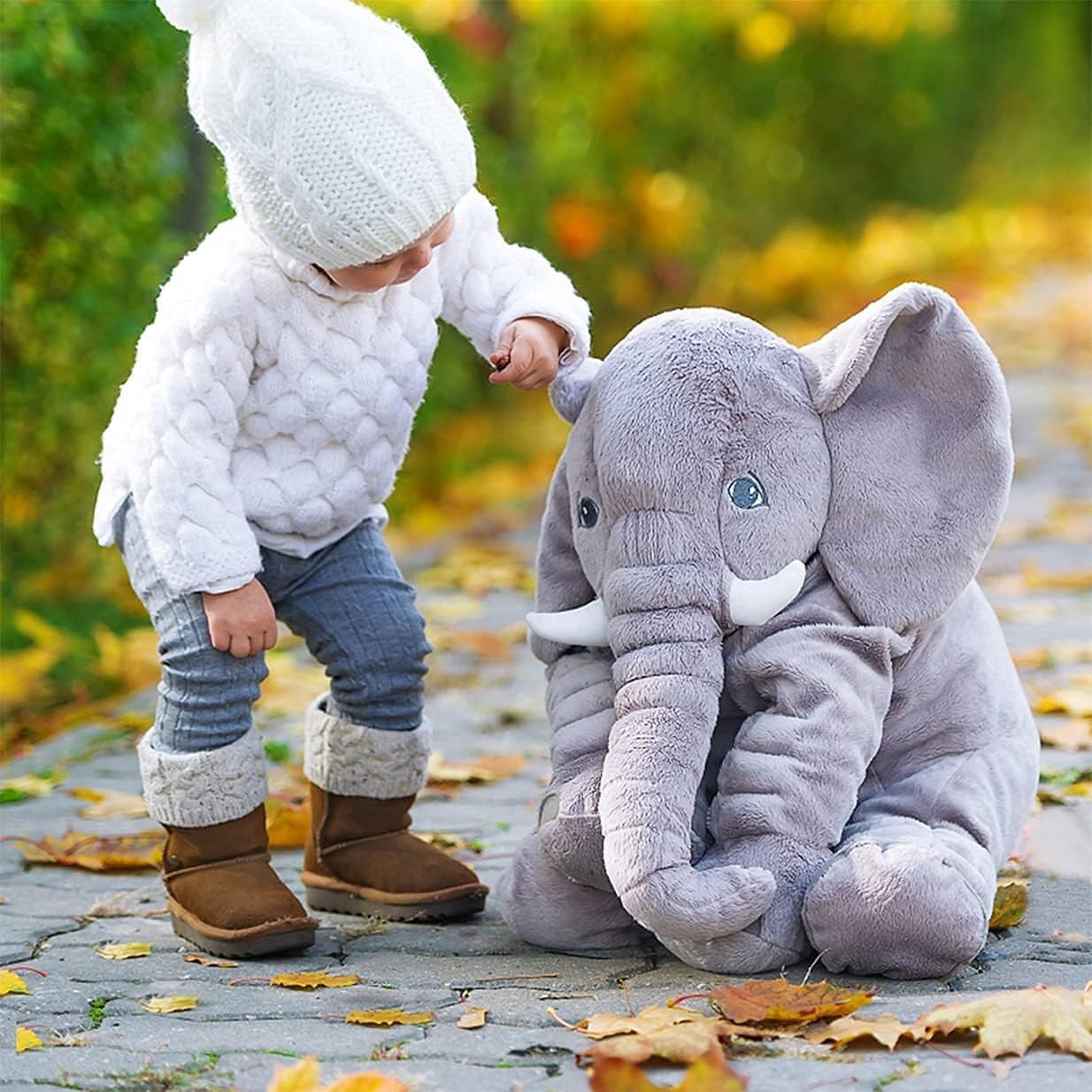 Giant Stuffed Animals Doll Elephant Stuffed Animal, 24" Stuffed Elepha