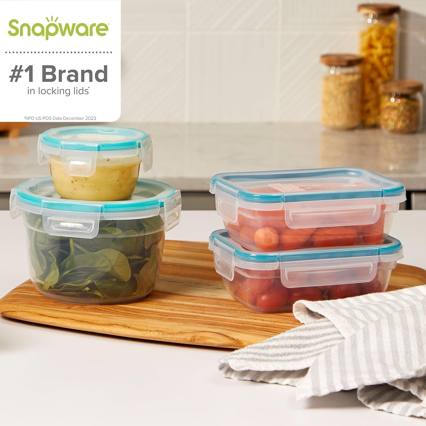 Snapware Plastic Total Solutions (10-Pack, Mixed Sizes) Food Storage C