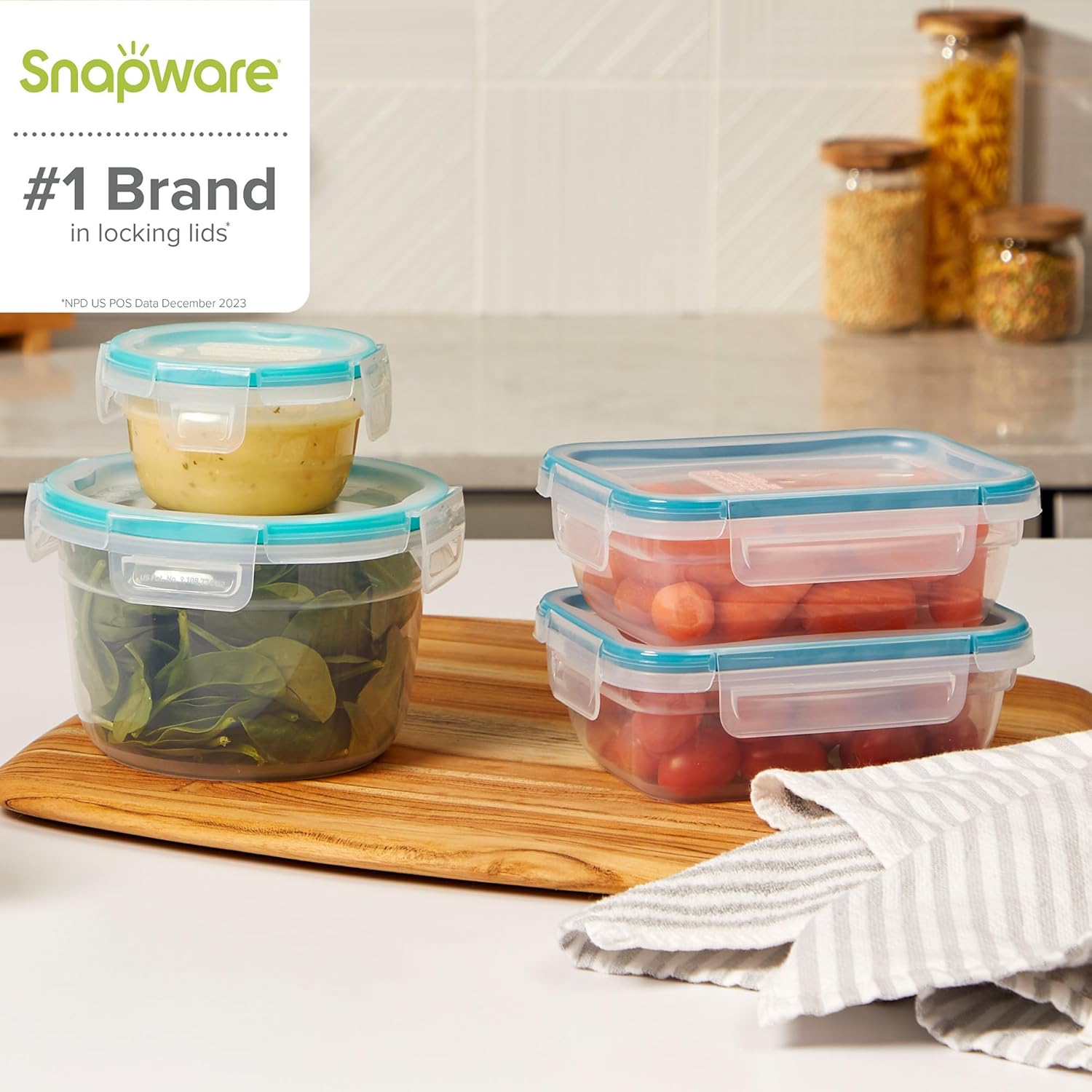 Snapware Plastic Total Solutions (10-Pack, Mixed Sizes) Food Storage C