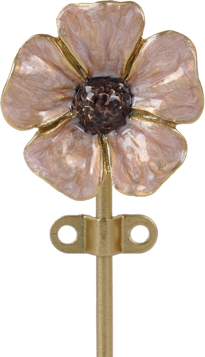 SOFFEE DESIGN Set of 5 Floral Wall Hooks, French Garden Eye-catching E