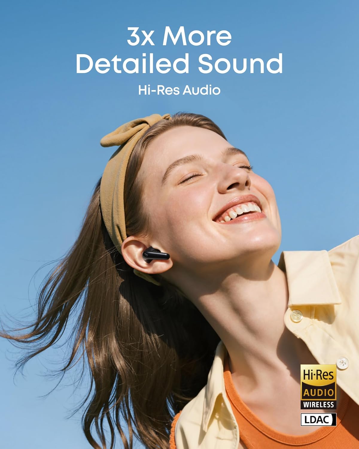 Soundcore P31i by Anker, Real-Time Adaptive Noise Cancelling, Hi-Res S