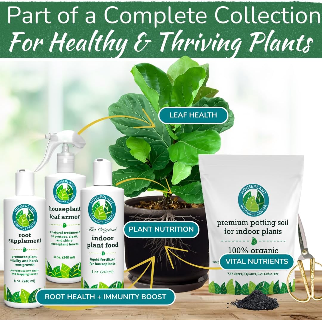 Premium Houseplant Scissors | 100% Stainless Steel, Ultra-Precise Garden Clippers for Propagation & Trimming | Rust-Resistant, Easy Clean Pruning Shears | Indoor & Outdoor | Comfortable & Ambidextrous