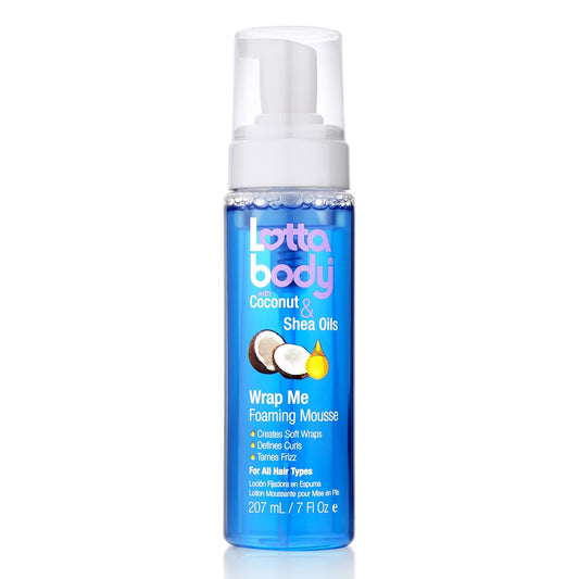 Lottabody Coconut Oil and Shea Wrap Me Foaming Curl Mousse , Creates S