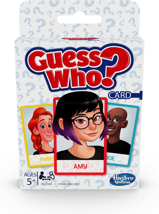 Hasbro Gaming Guess Who? Card Game for Kids, 2 Player Guessing Game, F