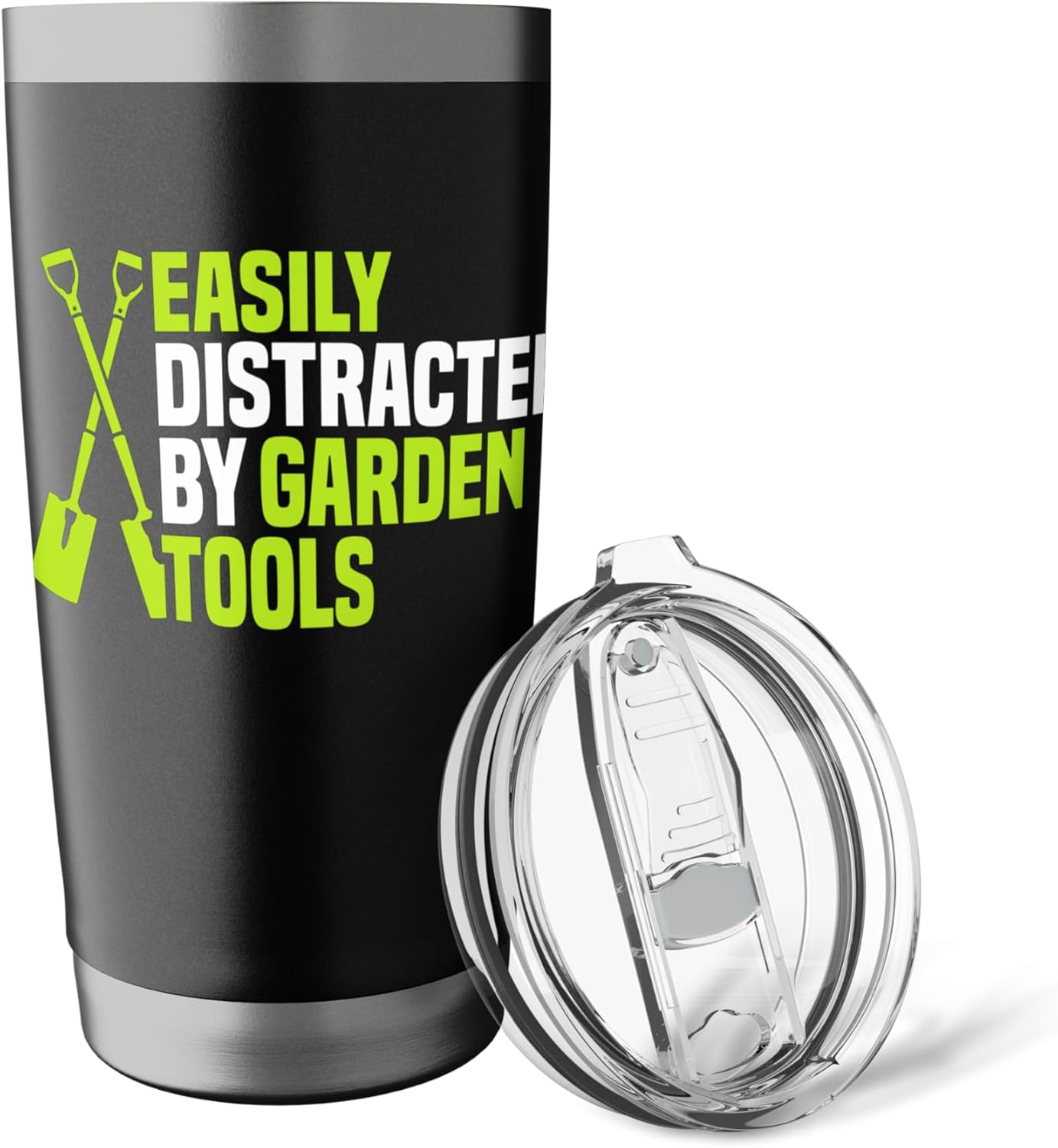 Gardener Easily Distracted by Garden Tools Stainless Steel Insulated T