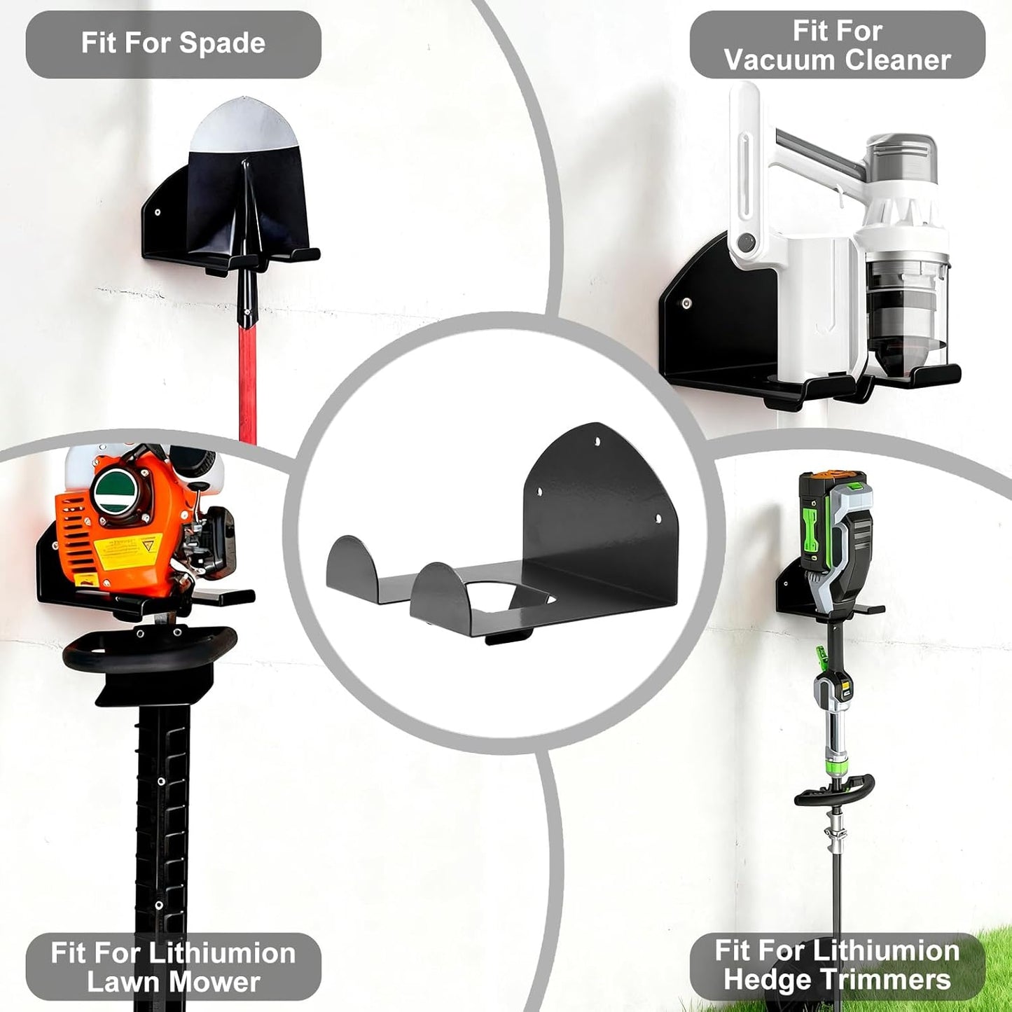 Weed Eater Tool Organizer Wall Mount, Garden Power Tool Hanger, Lawn T