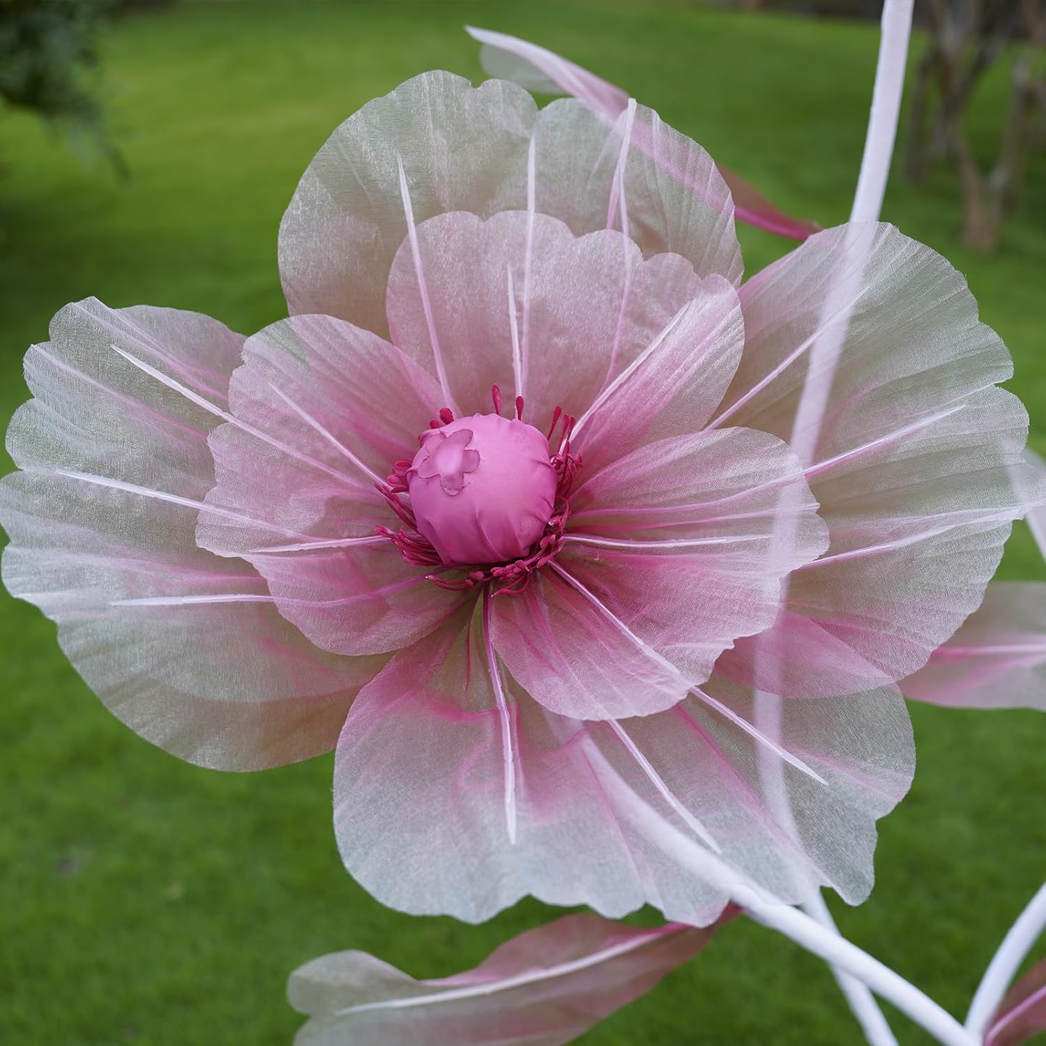 Giant Flowers for Decoration,Oversized Artificial Flowers with Stand,L