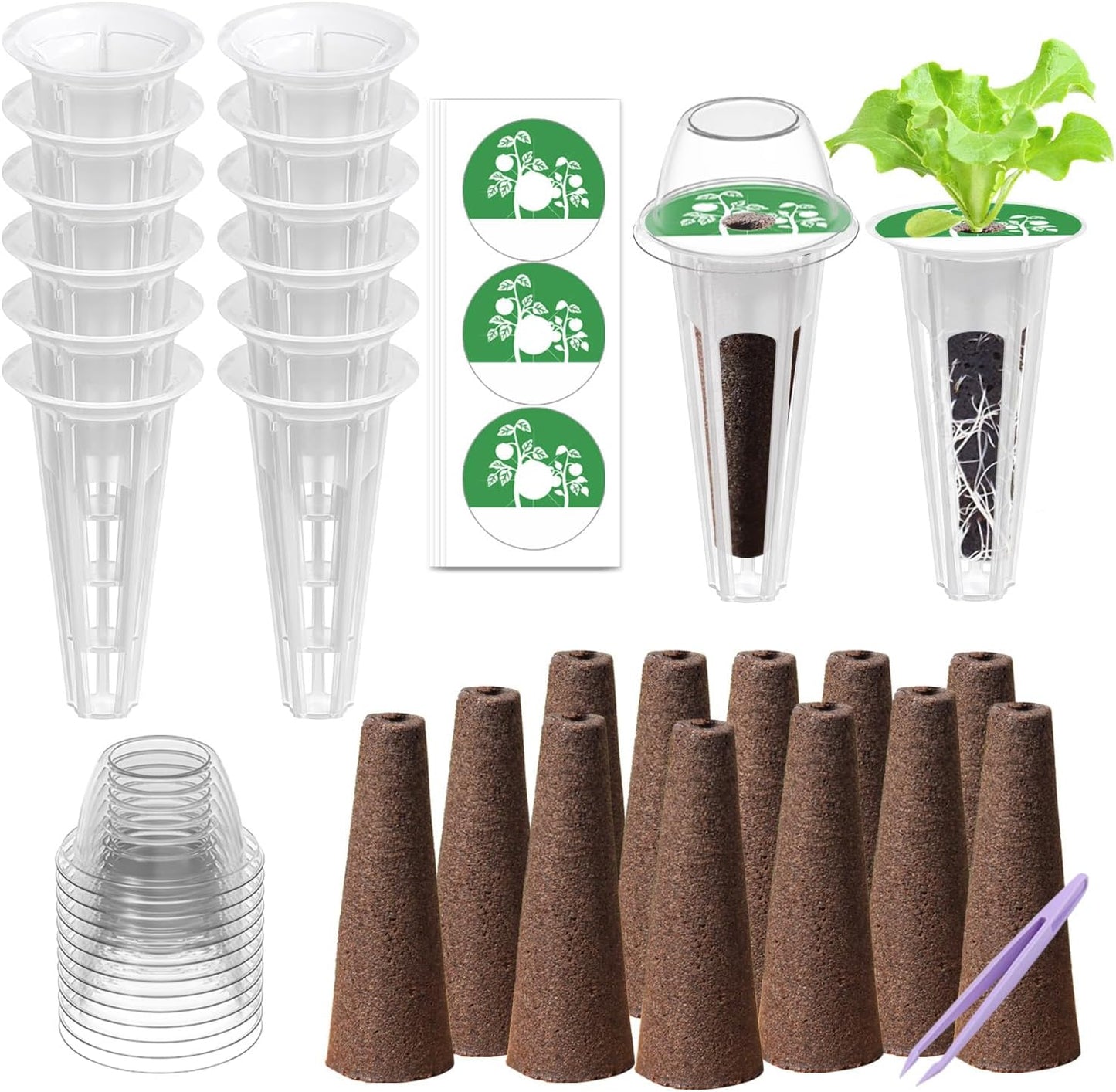 Seed Pod Kit Compatible with Aero Garden and All Brands - Grow Anythin