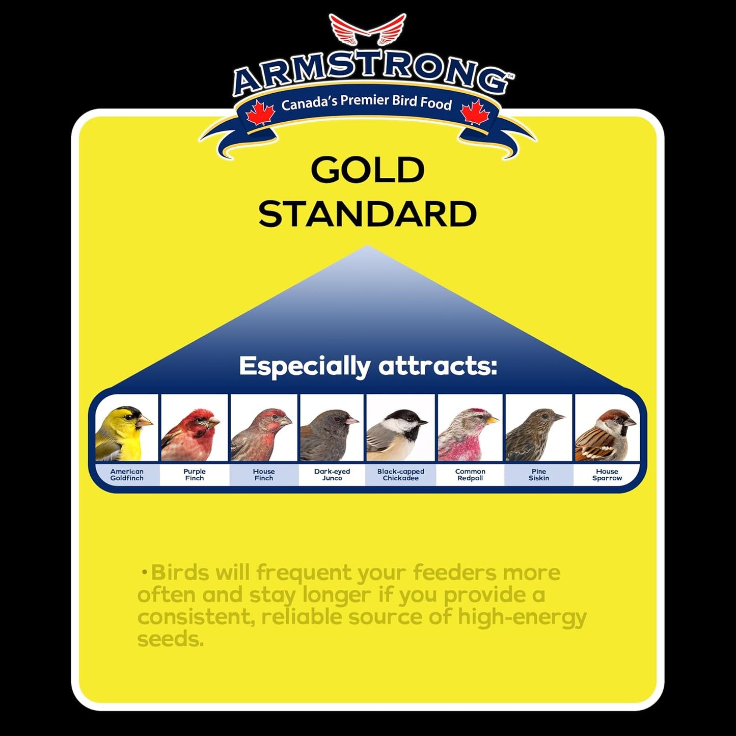 Armstrong Bird Food Royal Jubilee Gold Standard Blend, 5 Pounds - with