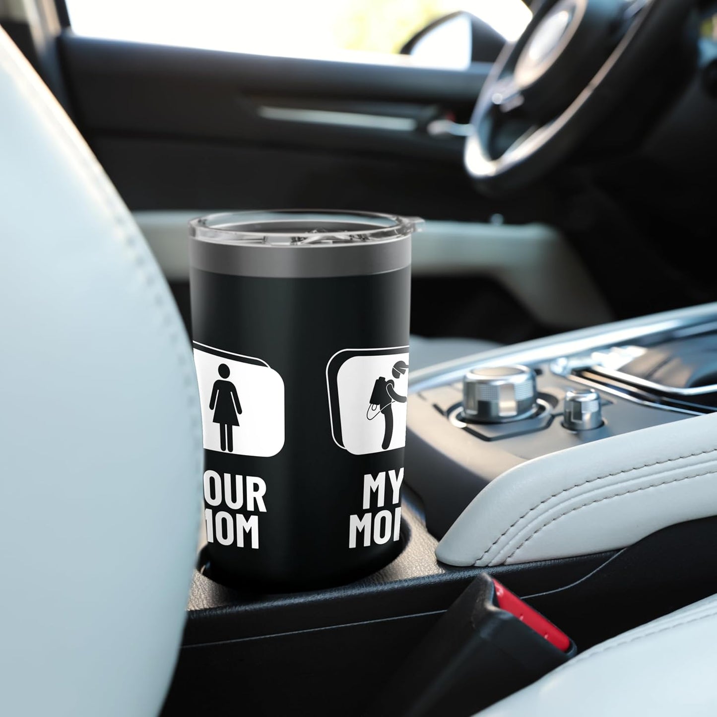 Pest Control Your Mom My Mom Son Daughter Funny Exterminator Stainless Steel Insulated Tumbler
