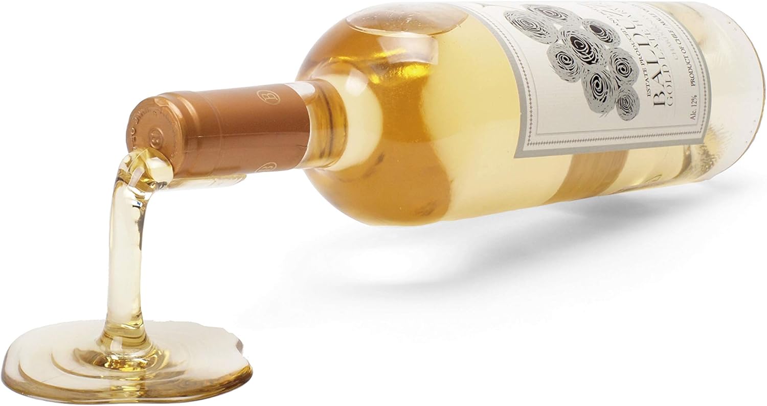 Spilled Wine Bottle Holder - Fun and Unique Way to Display Your Favori