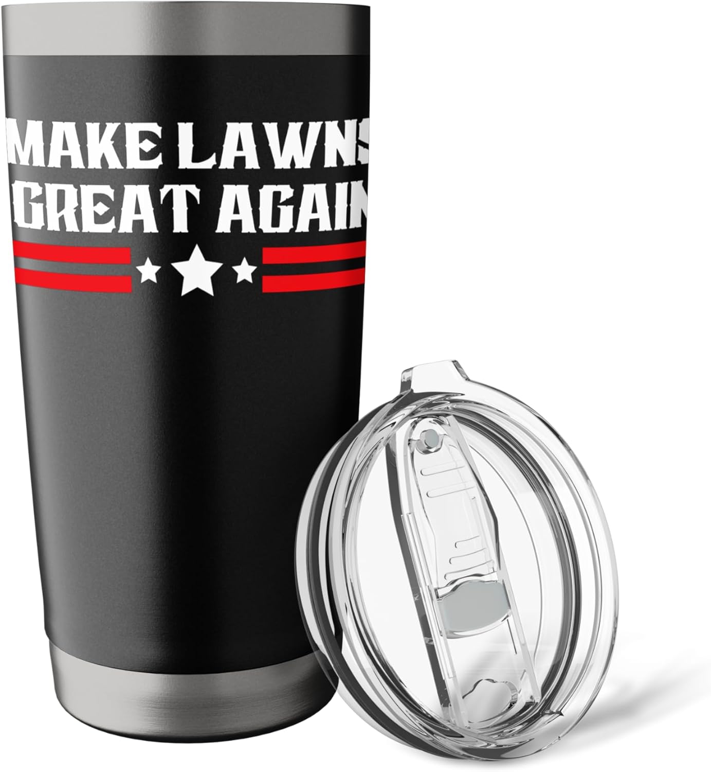 Funny Make Lawns Great Again Lawn Mower Dad Stainless Steel Insulated Tumbler