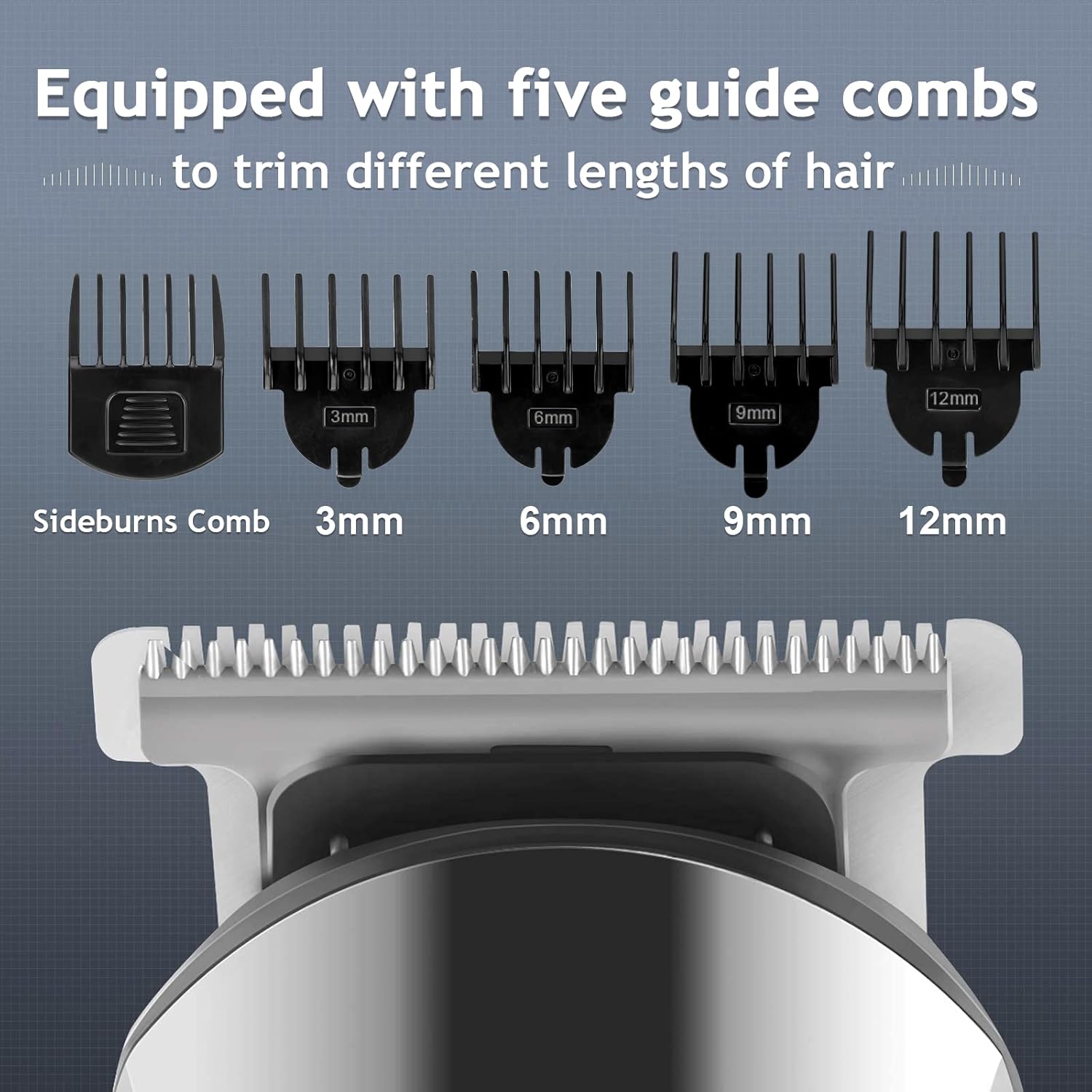 Ufree Beard Trimmer for Men, Waterproof Electric Razor for Nose, Body,