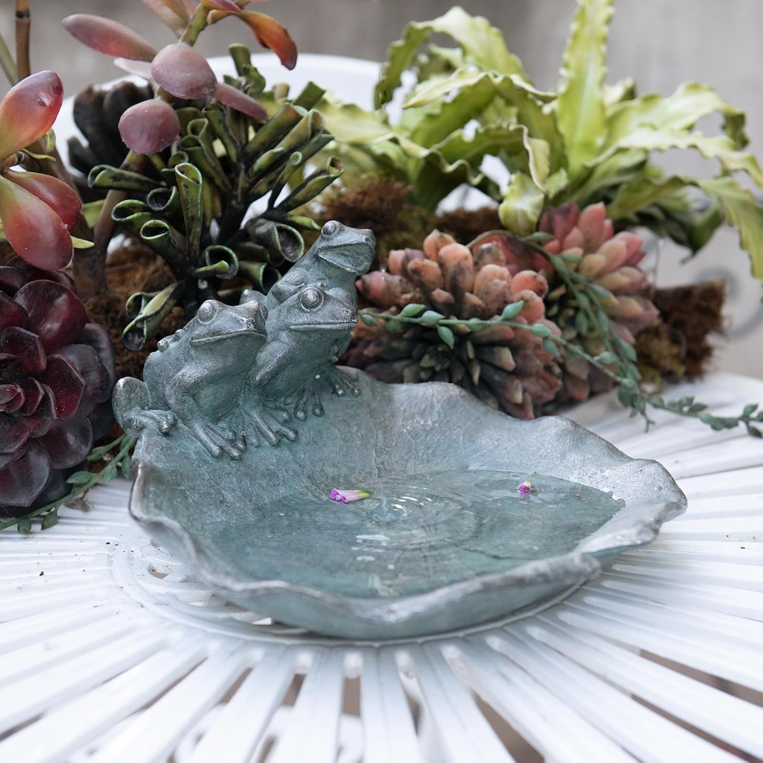 Wild Bird Feeder Birdbath Bowl - Garden Decorations Hummingbird Feeder