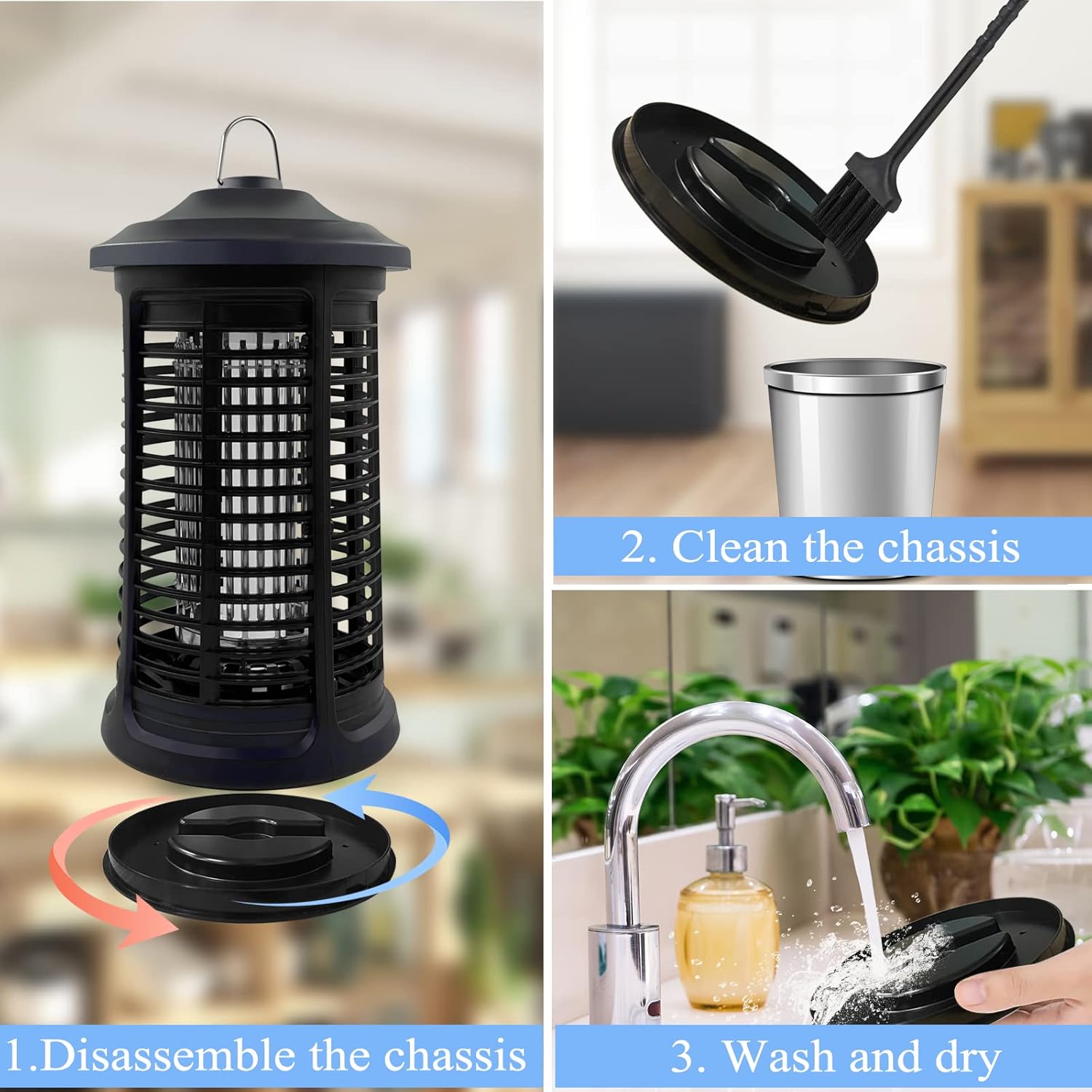 Electric Bug Zapper Indoor/Outdoor, 4200V High Powered Mosquito Zapper