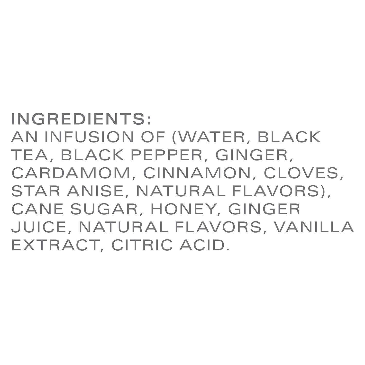 TAZO Classic Chai Latte, Black Tea Concentrate, Easy-to-Serve Caffeina