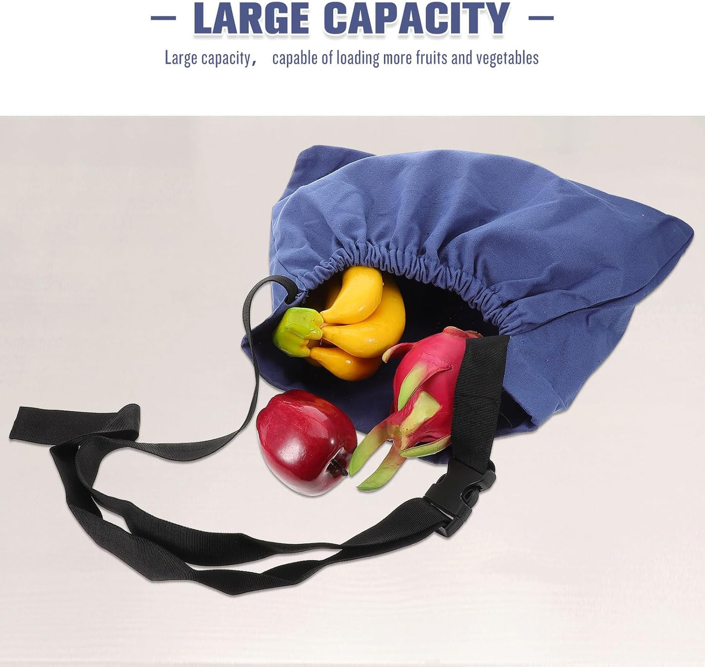 Milisten Fruit Picking Apron Bag Garden Pouch for Outdoor Harvesting w