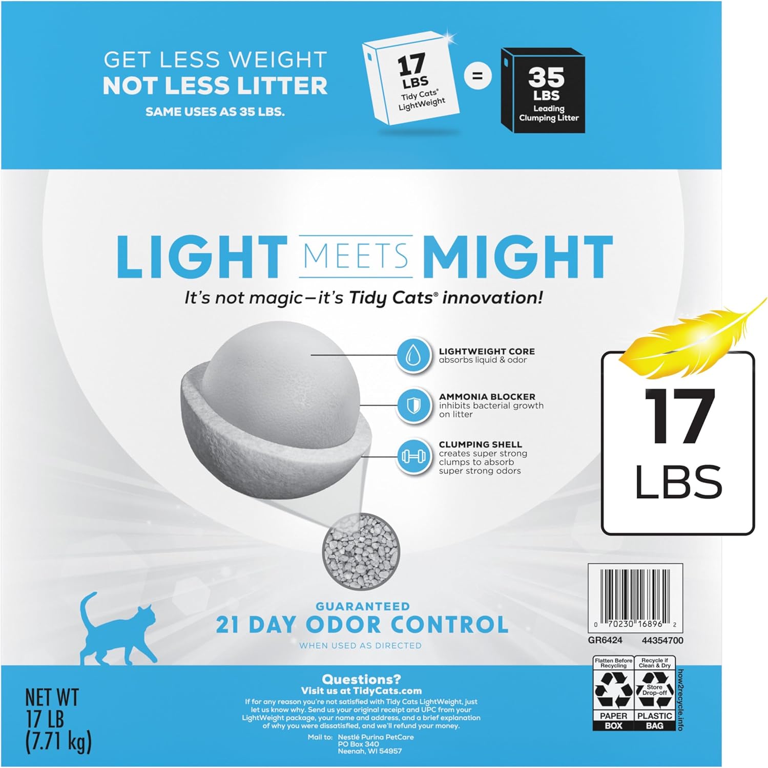 Purina Tidy Cats LightWeight With Glade Clear Springs Multi-Cat, Clump