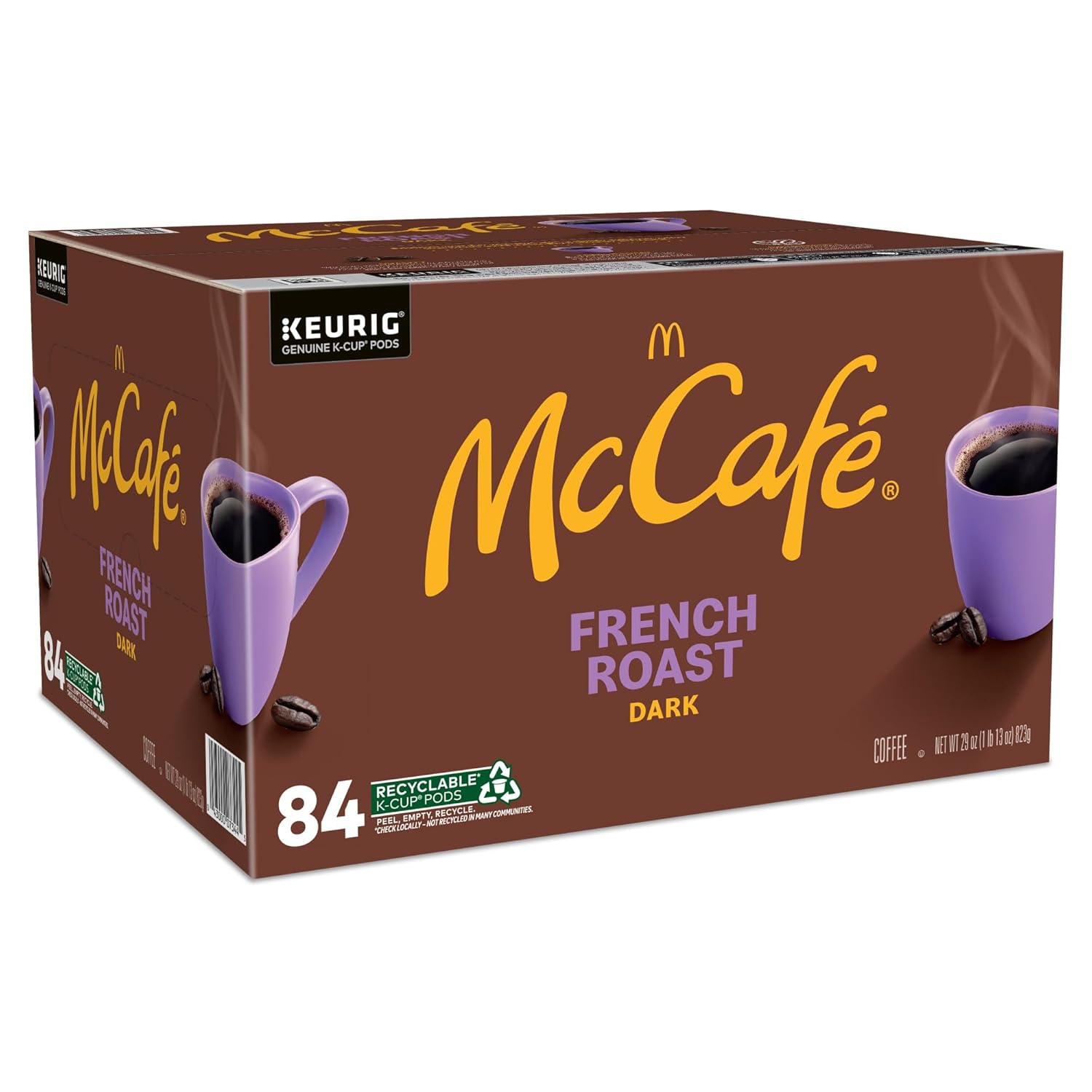 McCafe French Roast, Keurig Single Serve K-Cup Pods, Dark Roast Coffee