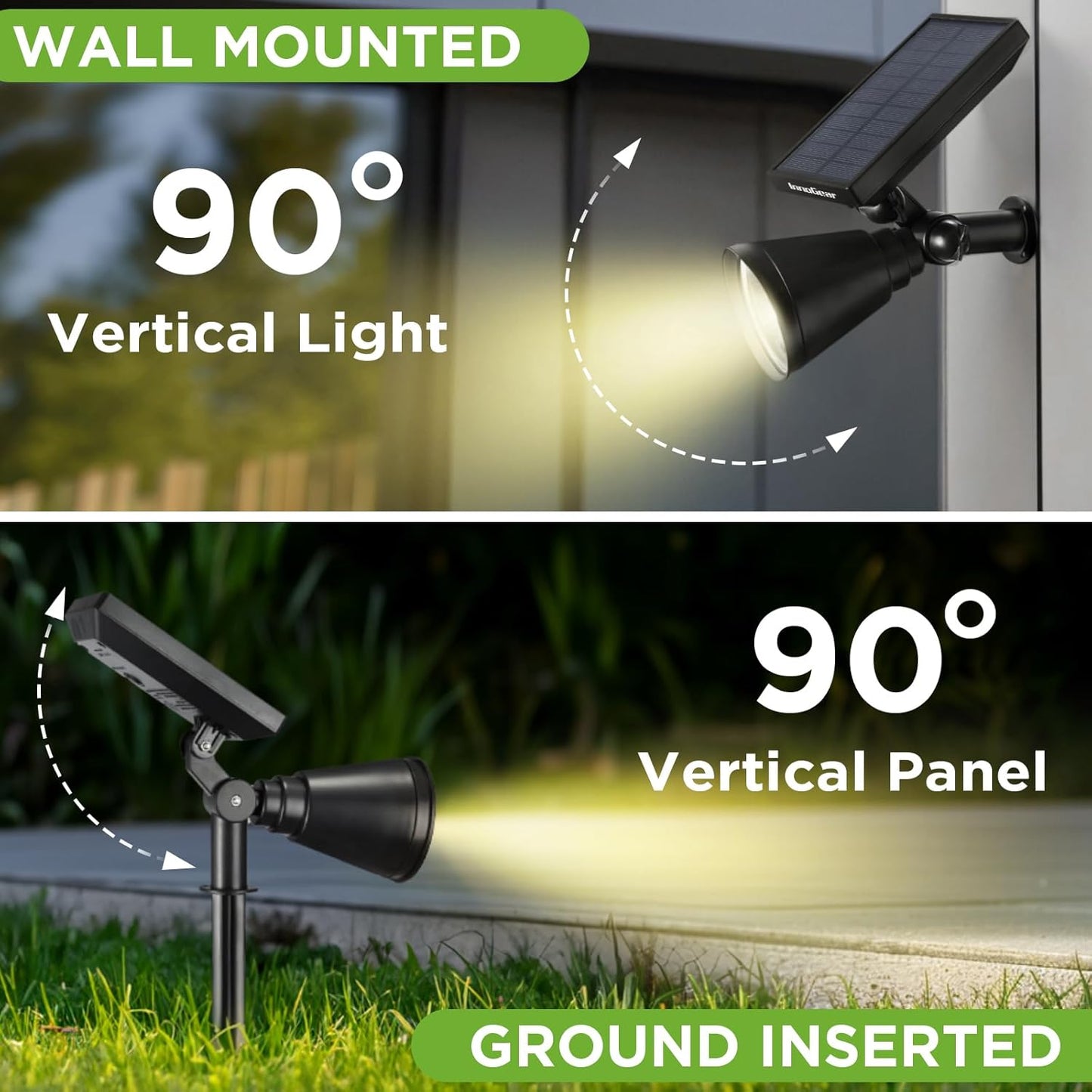 InnoGear Solar Lights Outdoor Waterproof Solar Garden Light for Outsid