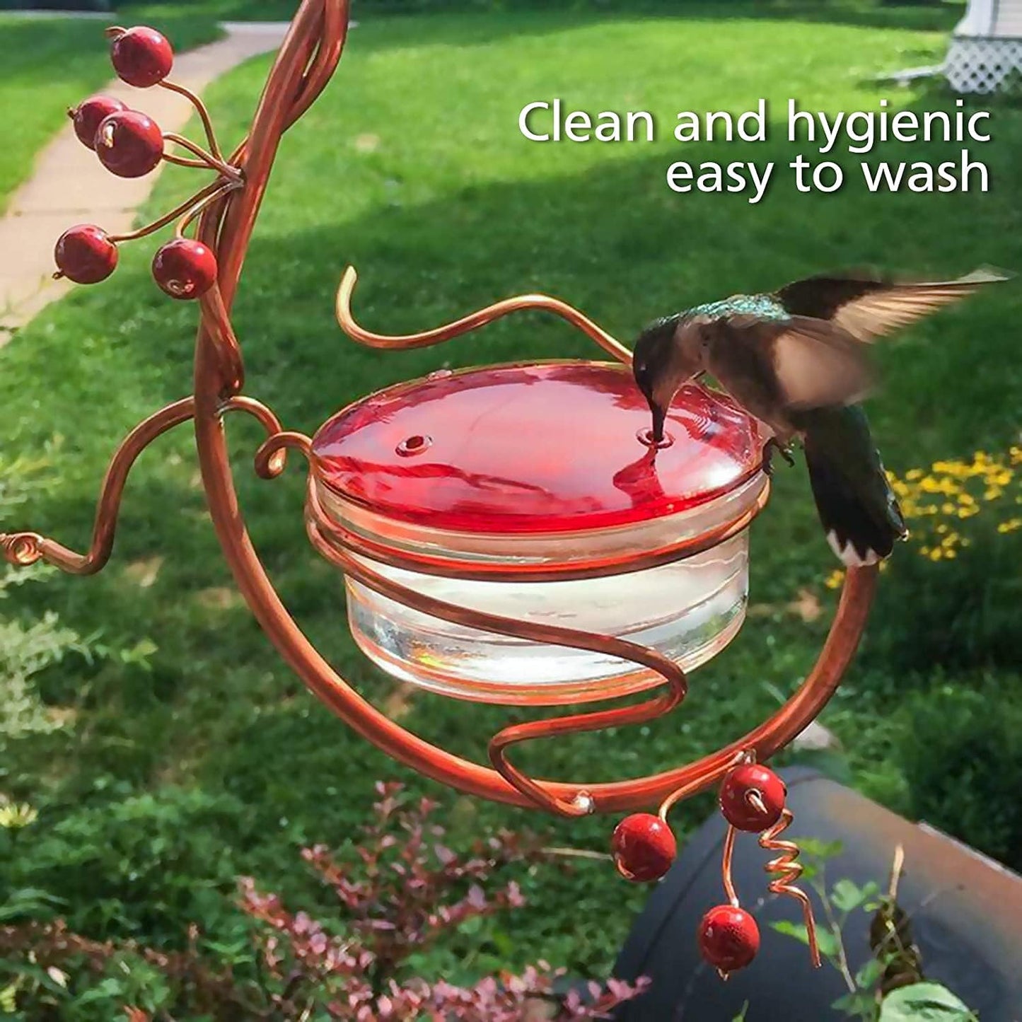 Easy to Clean Hummingbird Feeders for Outdoors Best Hummingbird Feeder Suitable for Watching Birds Up Close Spring Summer Decor Bird Feeder