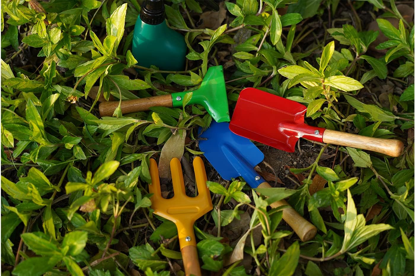 Kidz Gardening Tool Set – Gardening Tools Kit Includes Shovel, Rake, F