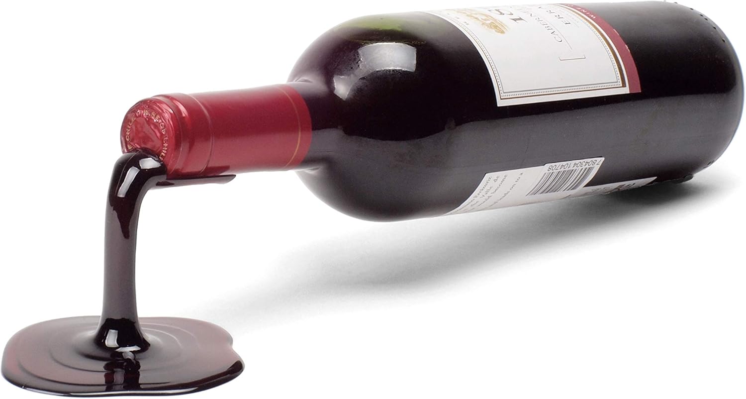 Spilled Wine Bottle Holder - Fun and Unique Way to Display Your Favori