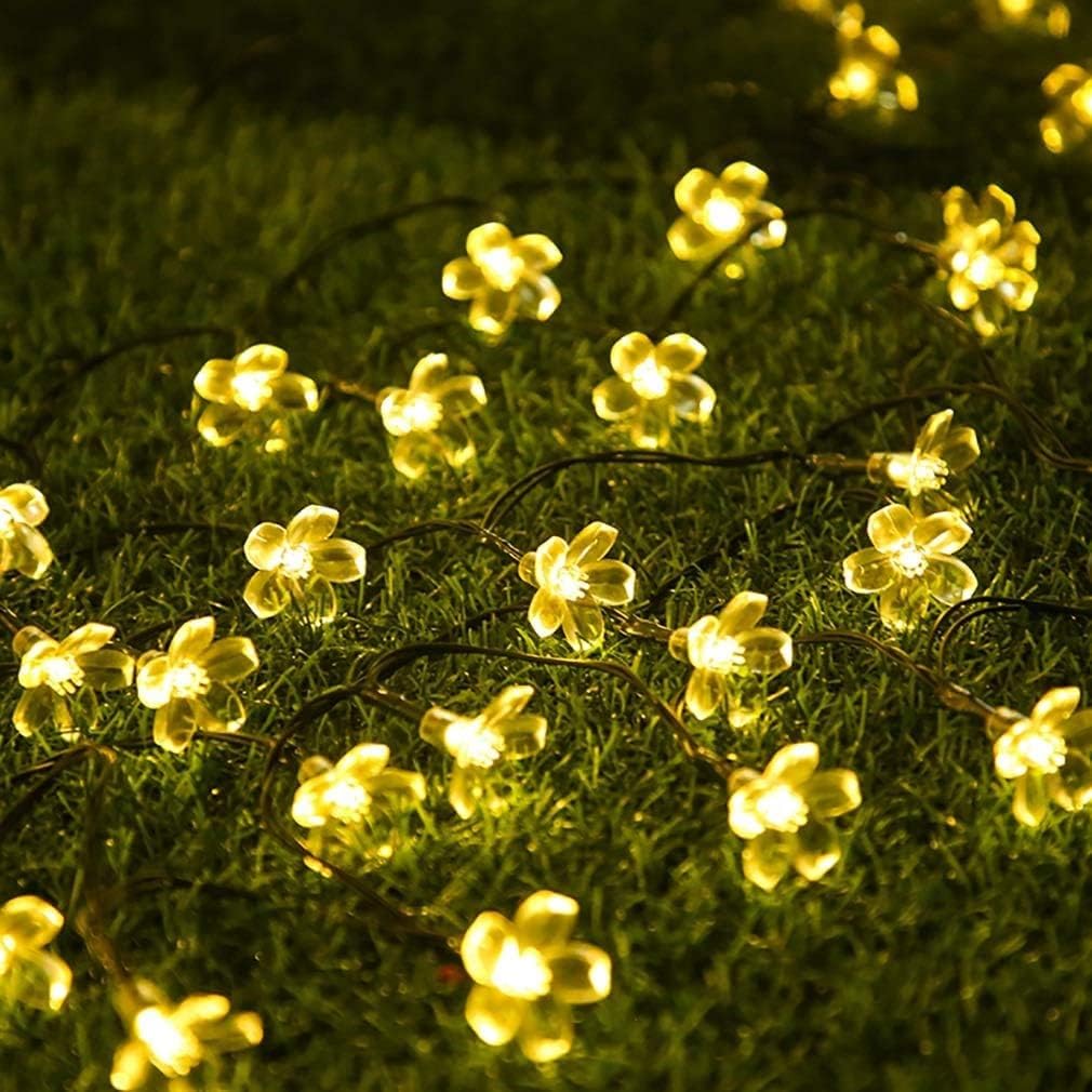 Solar Christmas Lights String Lights Fairy String Lights for Garden Room Patio Party Christmas Decorations (Colour: 4, Size: 12m/39ft) (1 7m/23ft)