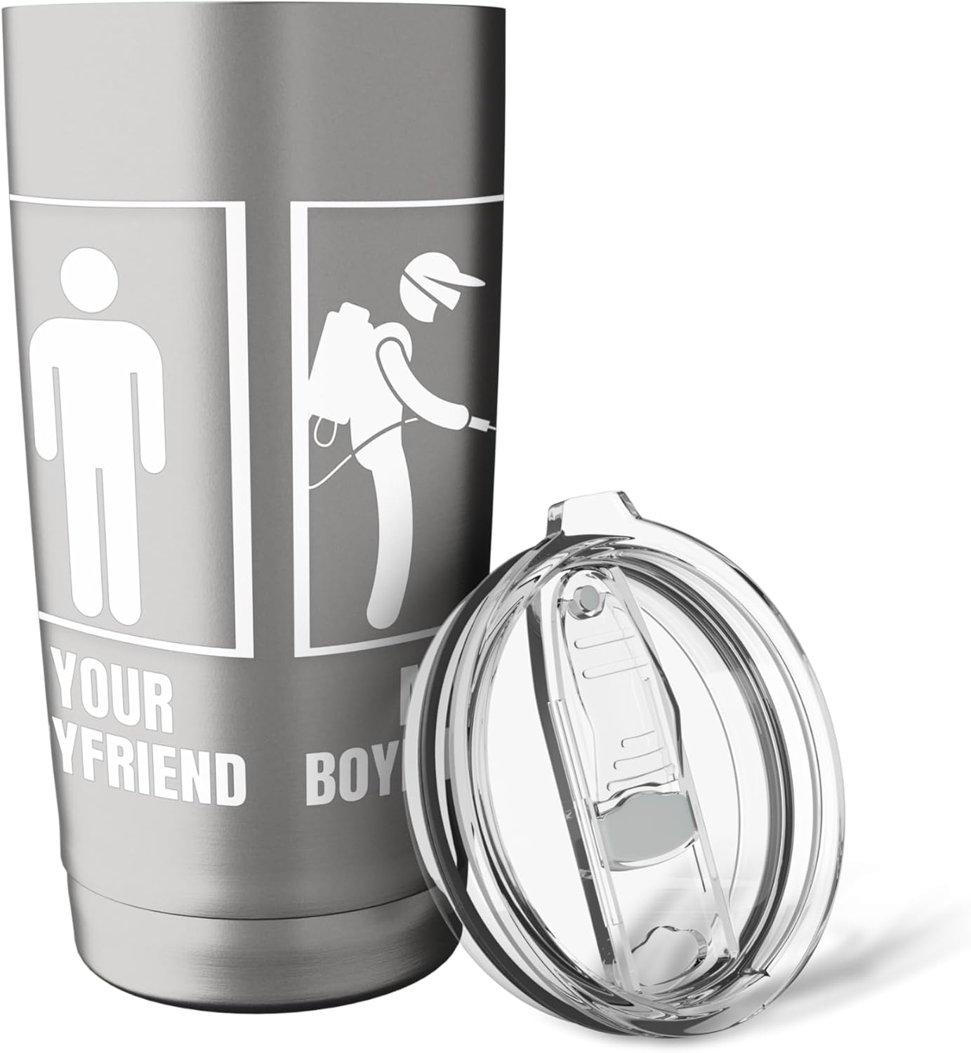 Pest Control Your Boyfriend My Boyfriend Funny Exterminator Stainless Steel Insulated Tumbler