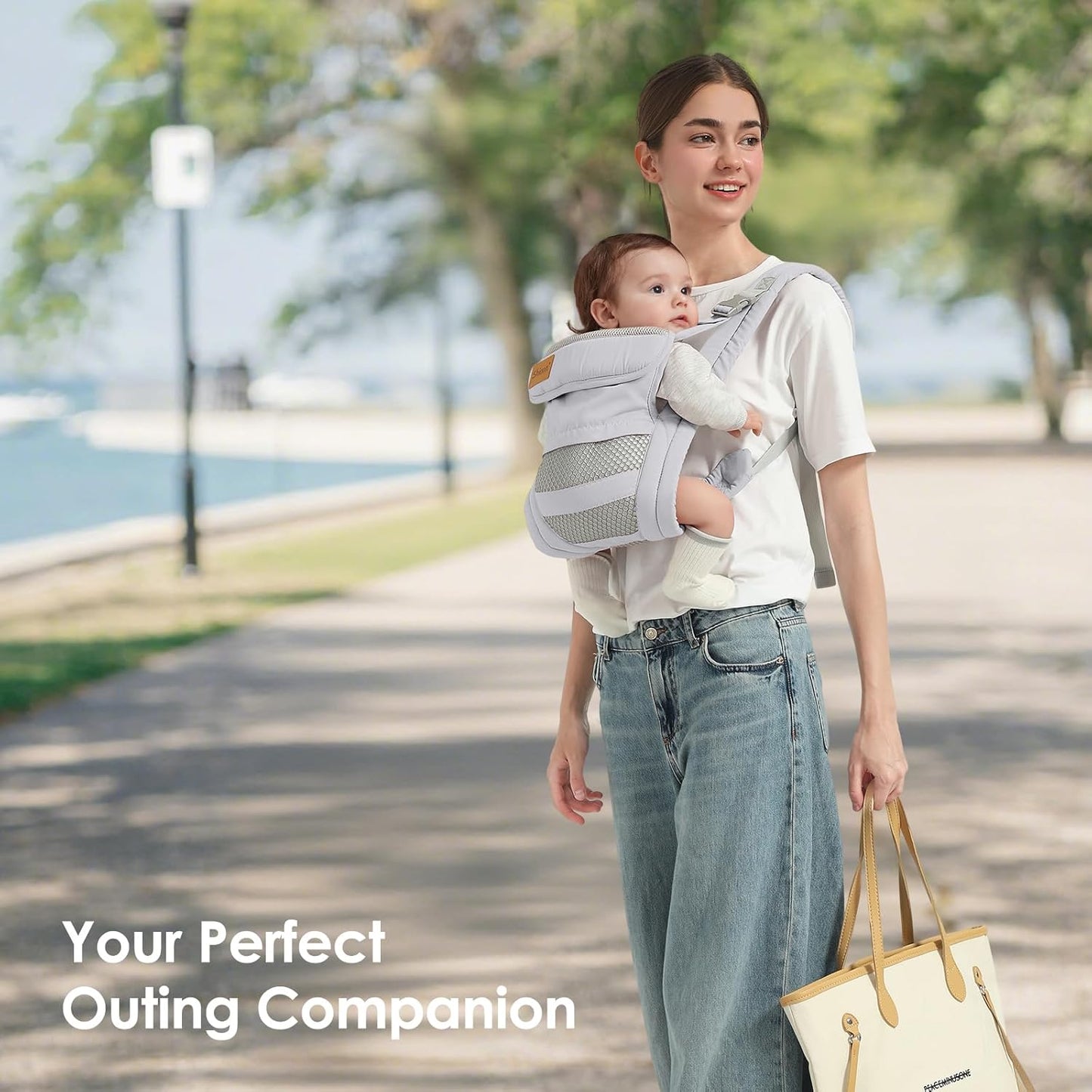 Baby Carrier Newborn to Toddler(7-30lbs), Toddler Carrier with Adjusta
