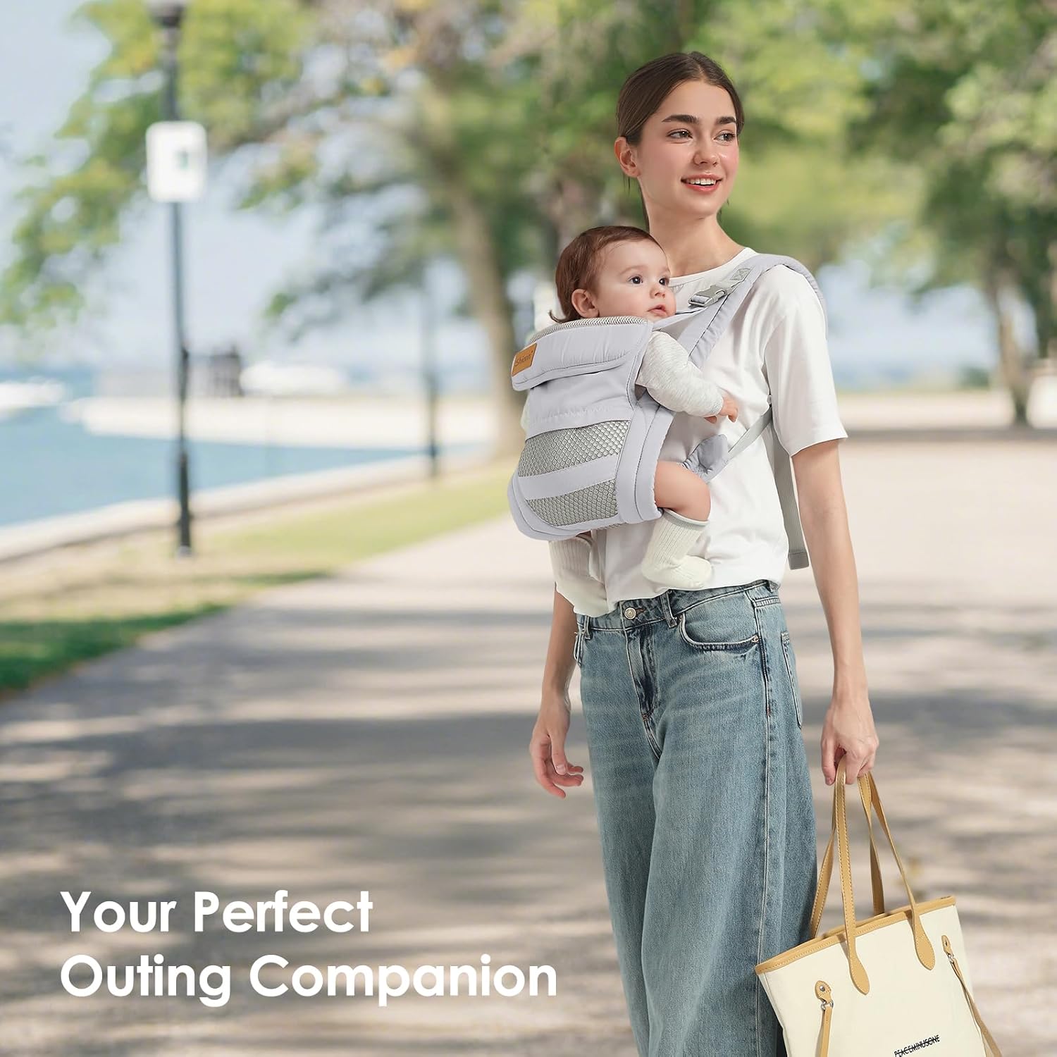Baby Carrier Newborn to Toddler(7-30lbs), Toddler Carrier with Adjusta