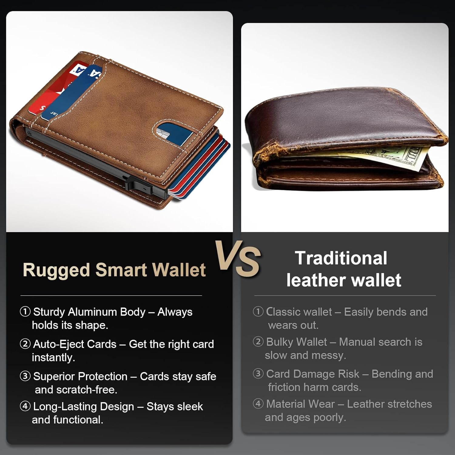 furid Card Wallet For Men Slim: Smart Rfid Minimalist Front Pocket Pop