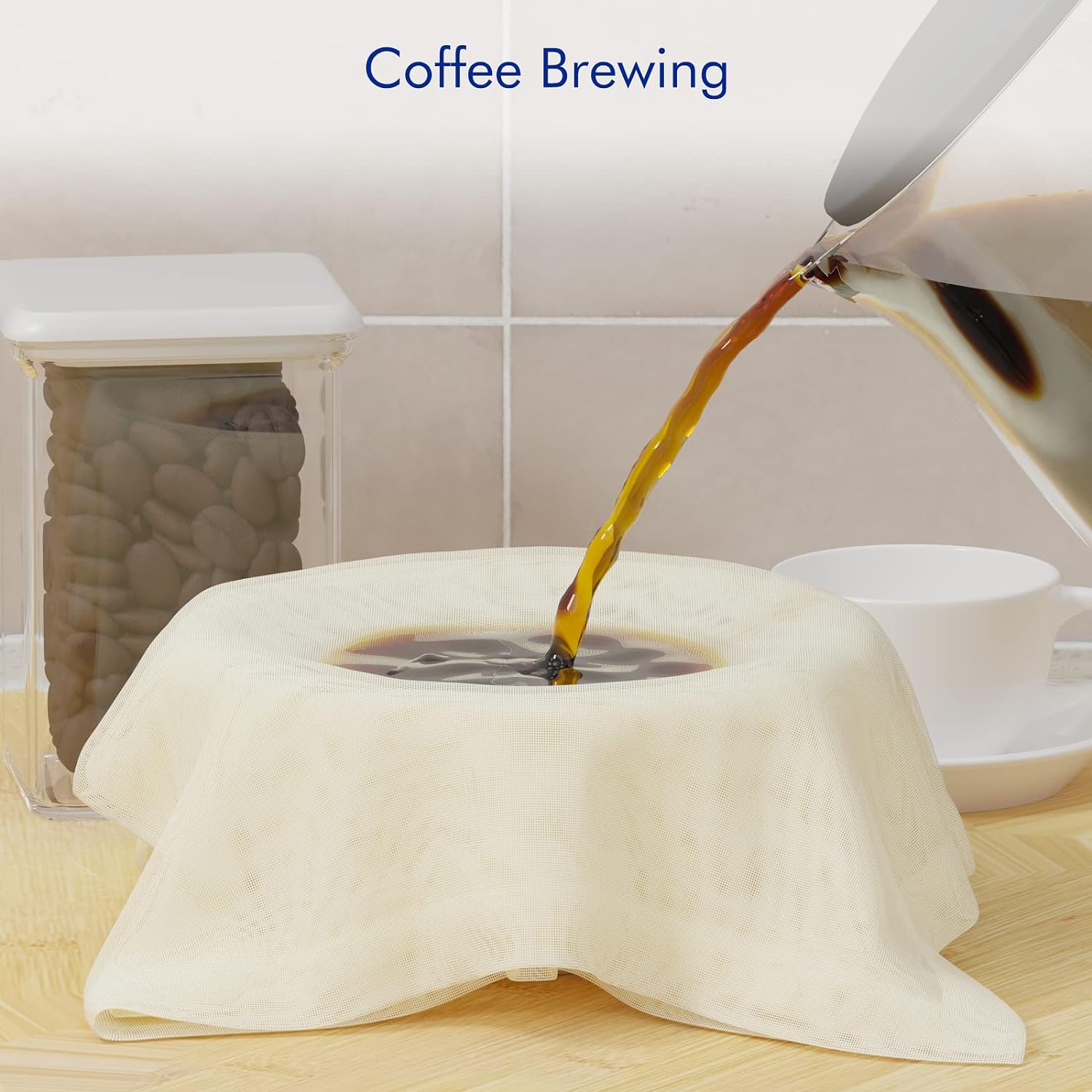 8 PCS Reusable Cheesecloth, Grade 100, 20x20 Inch Hemmed Cheese Cloth 