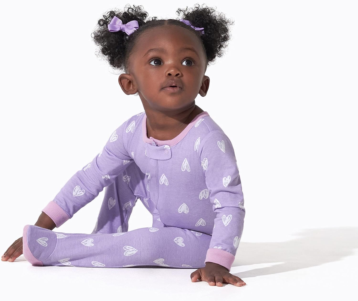 Onesies Brand Baby Girls' 4-pack Sleep 'N Play Footies Multi Pack