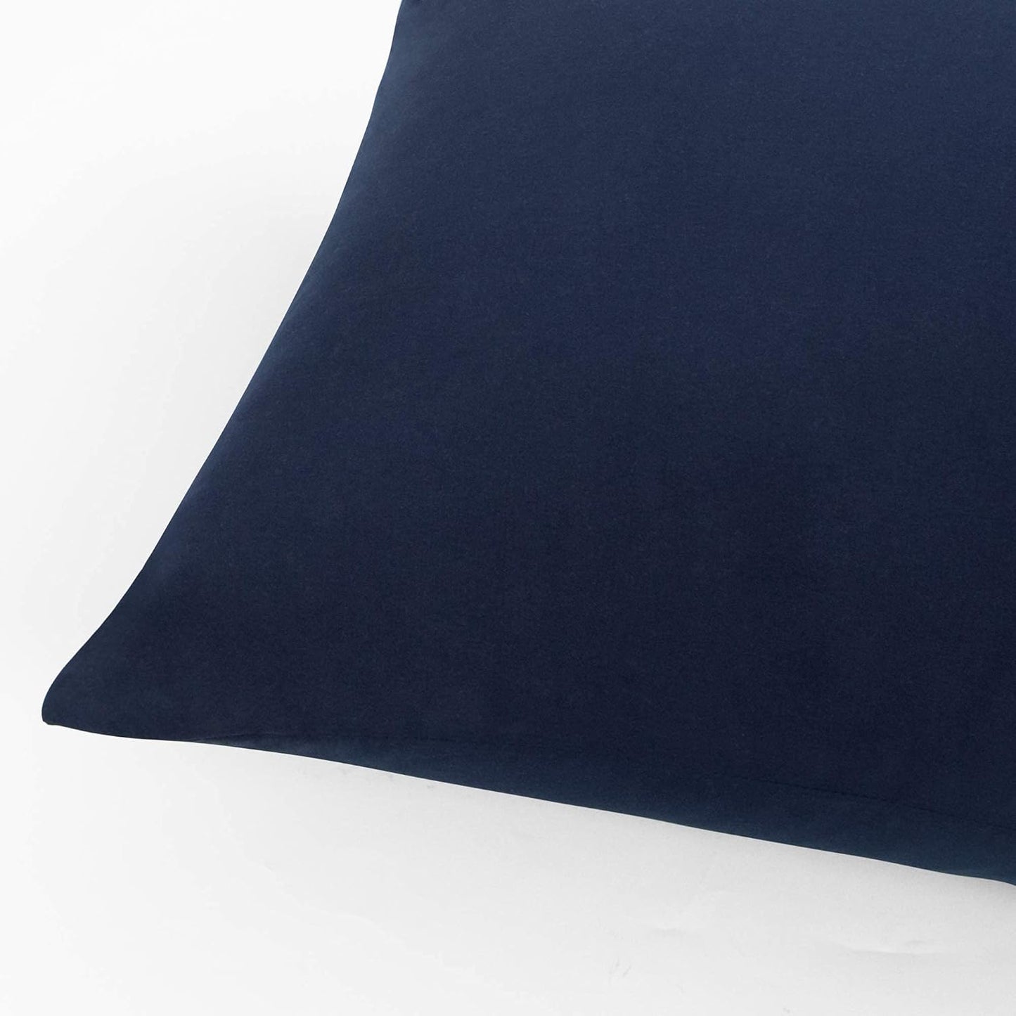 FLXXIE King Pillow Cases Set of 2, Soft Microfiber Pillow Covers with Envelope Closure, Wrinkle, Fade and Stain Resistant Pillowcases, 20x36, Navy