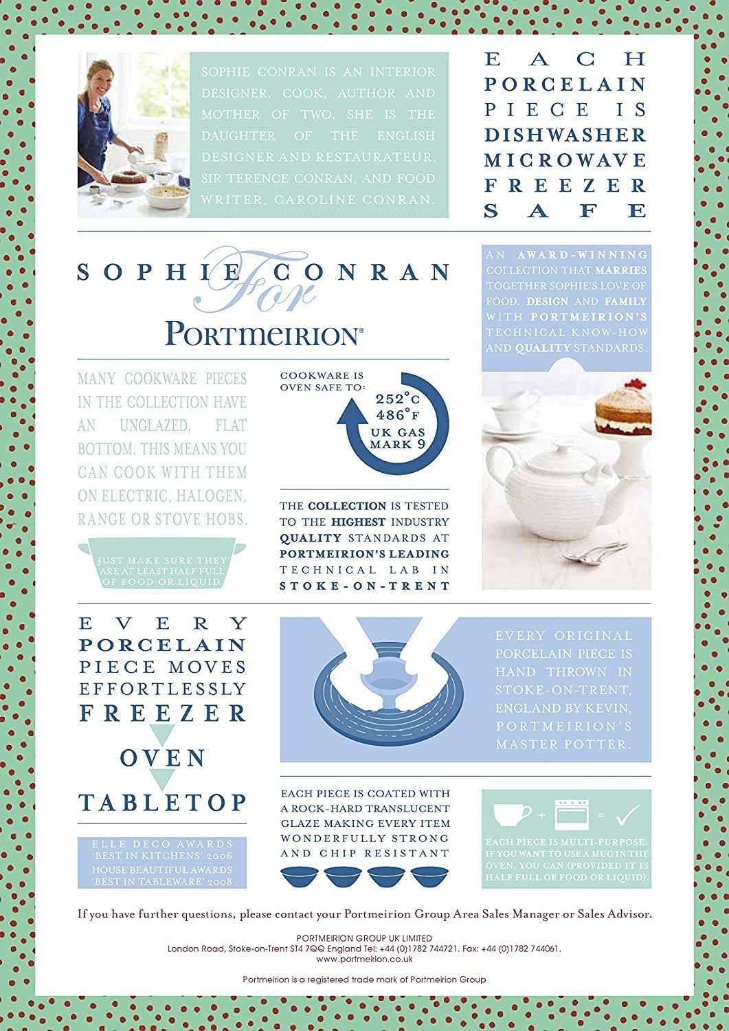 Portmeirion Sophie Conran White Flower Pot