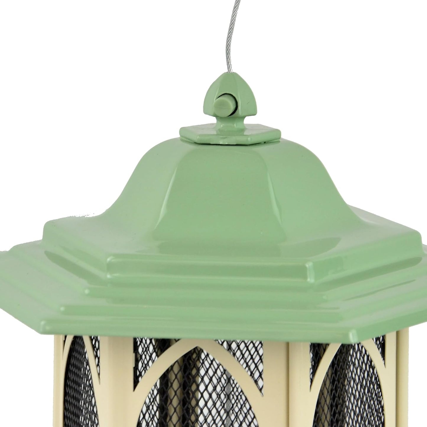Perky-Pet Pistachio Gazebo Feeder - Wild Bird Feeder - GAZ01, Pistachio - Holds up to 3.5 lb Seeds - Easy to Fill, Easy to Clean, Rust Resistant Finish