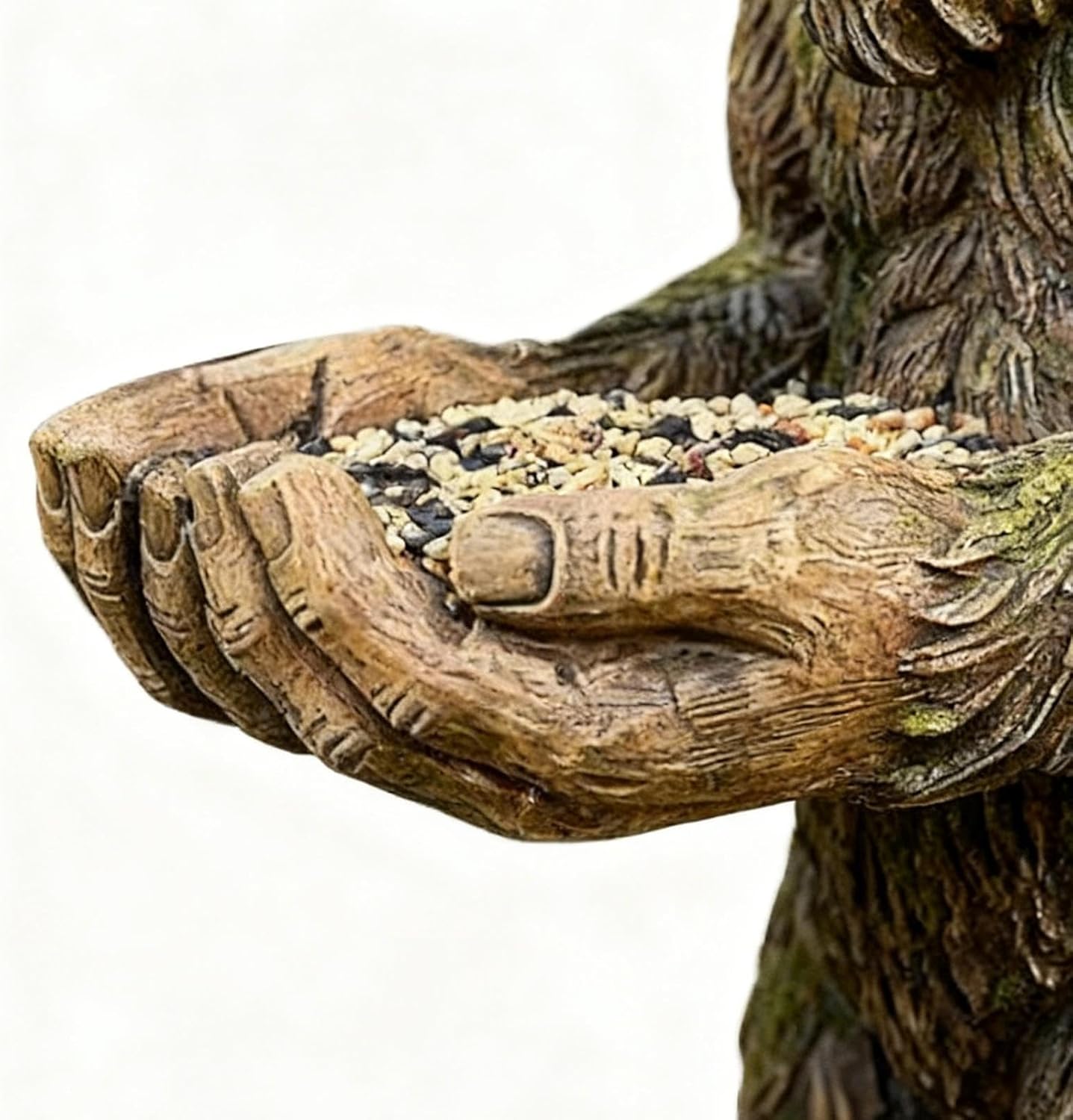 Haven Feeder - Outdoor Garden Sculpture for Wild Birds | Artistic Yard Hanging Station with Weather Resistant Design for Backyard, Patio, Lawn, Flower Beds and Bird Watching