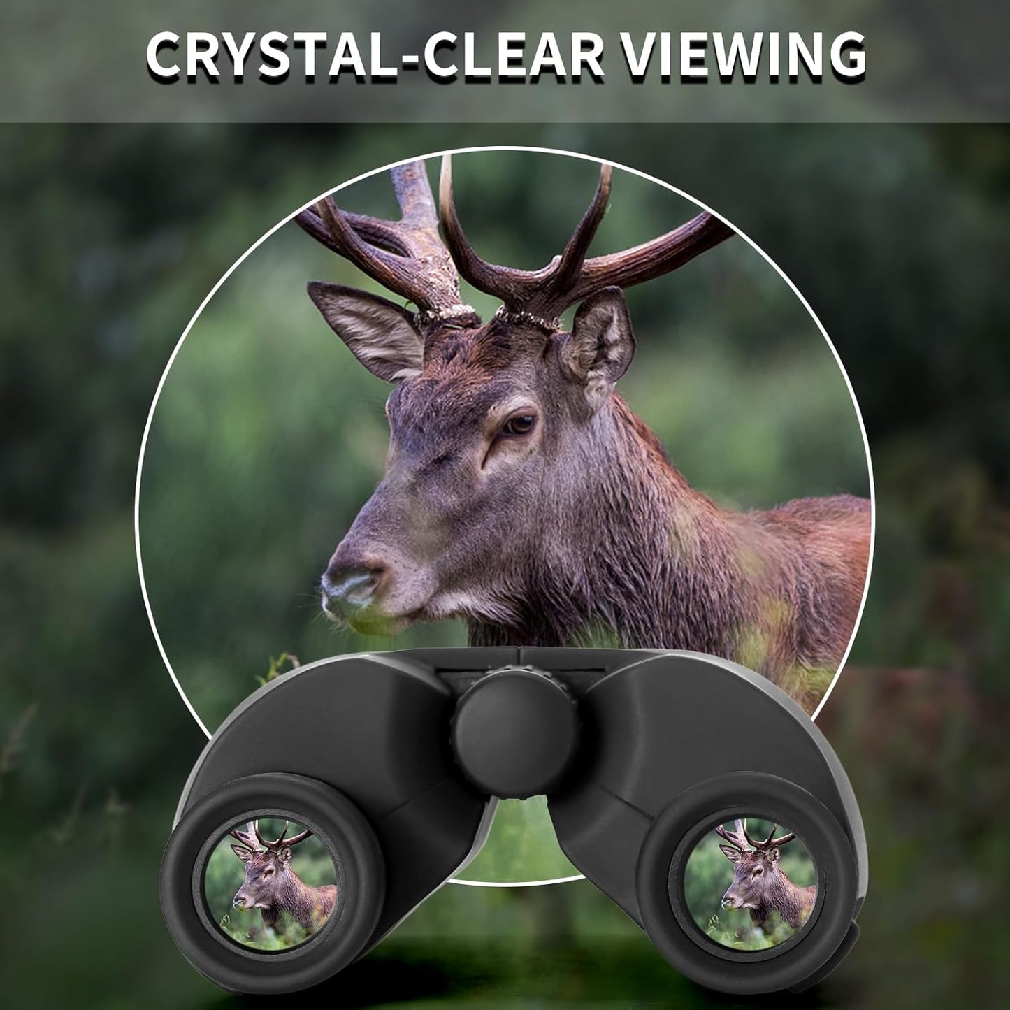 6x25 Compact Binoculars, Mini Pocket Small Portable Size 9.5° Wide Angle Field of View 21mm Large Eyepiece ED Glasses Bak-4 Prism Professional HD for Adults Travel Sports Cruise Birding Opera