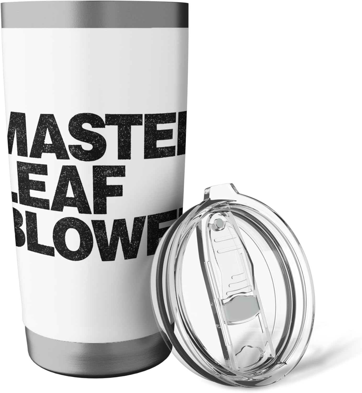 Funny Master Leaf blower Fall Landscaping Joke Gardening Stainless Steel Insulated Tumbler