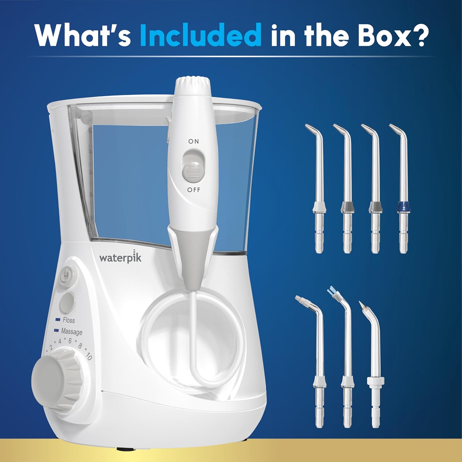 Waterpik Aquarius Water Flosser For Teeth Cleaning, Gums, Braces, Dent