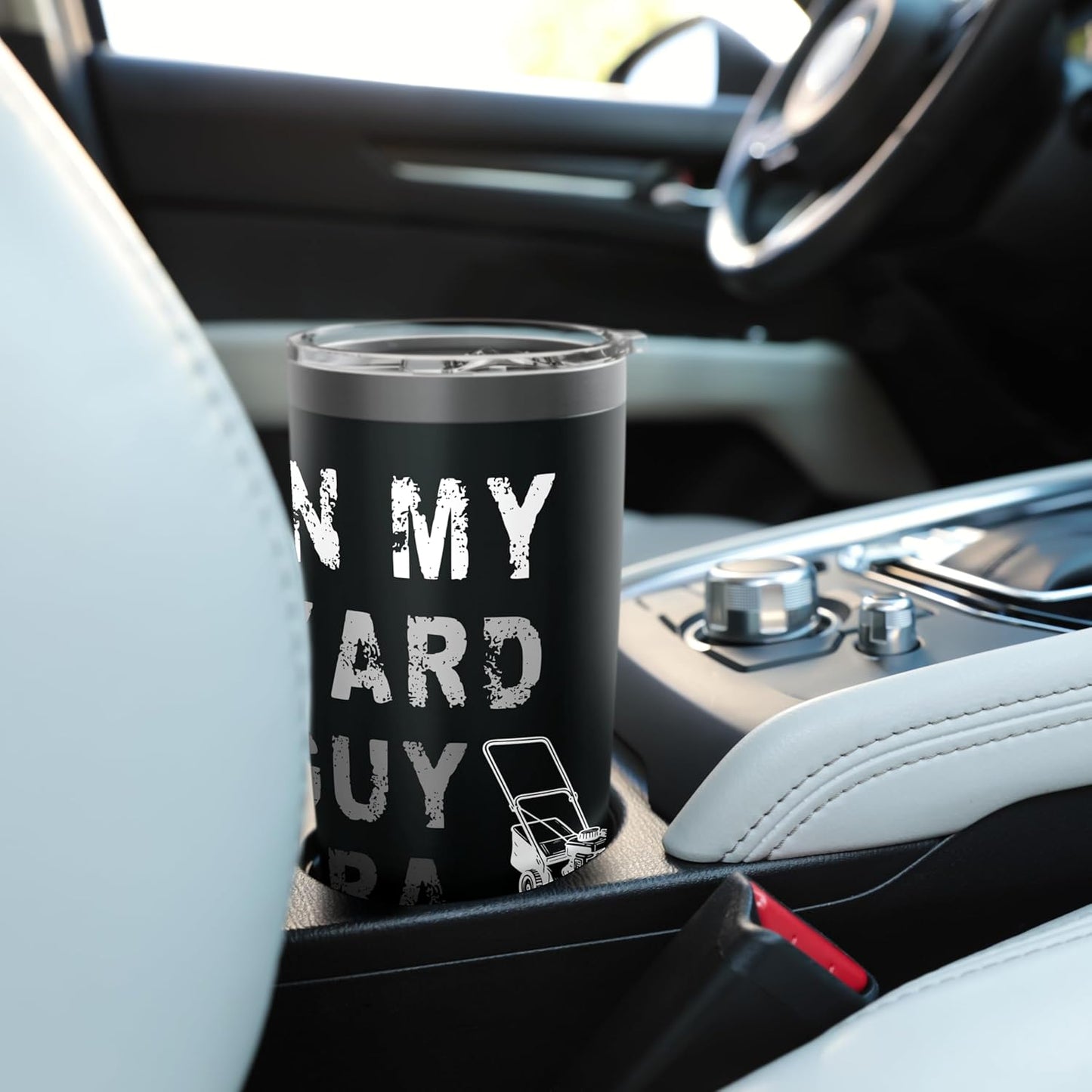 In My Yard Guy Era Lawn Mower Stainless Steel Insulated Tumbler