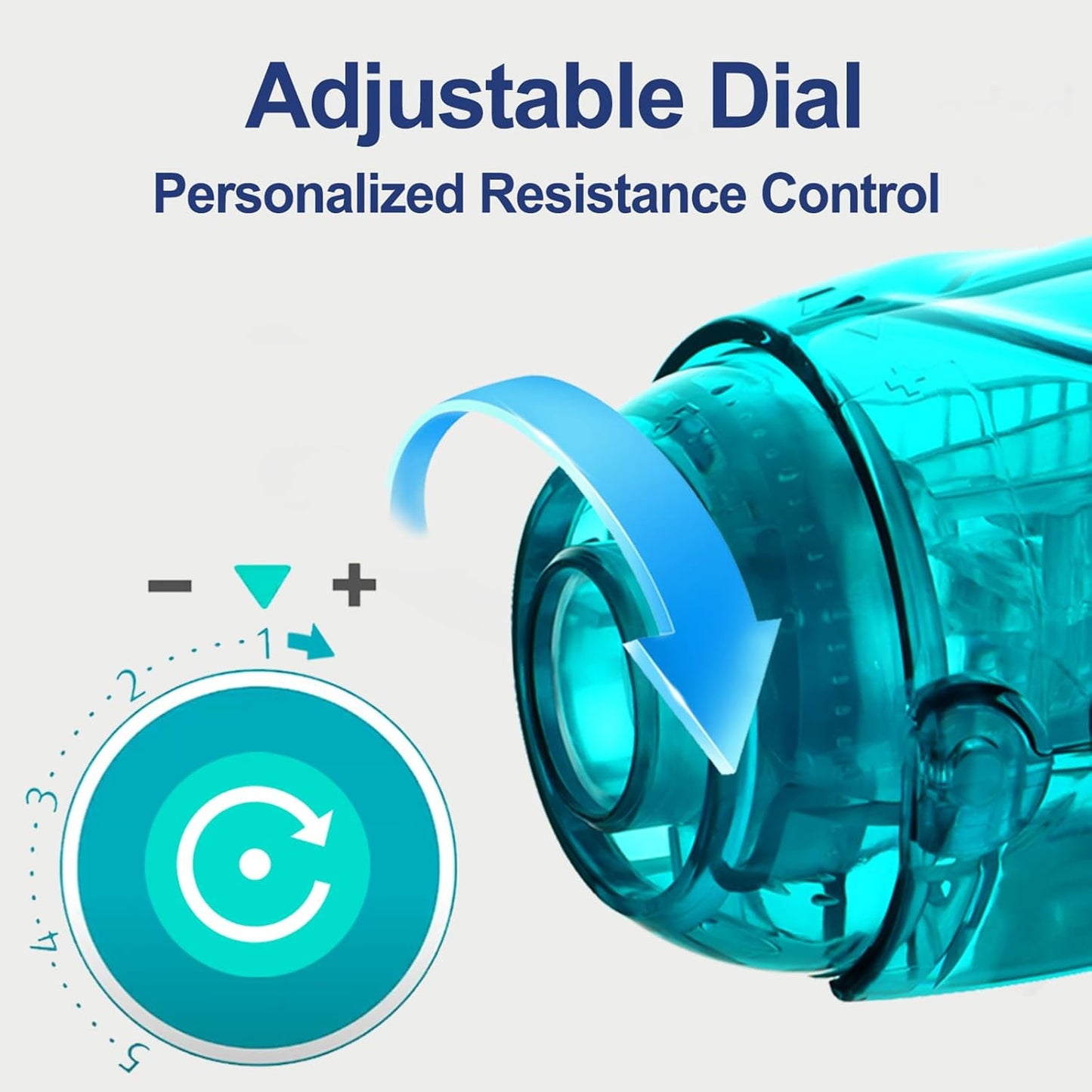 Flutter Valve, Breathing Exercise Device, Medical-Grade Material, Adju