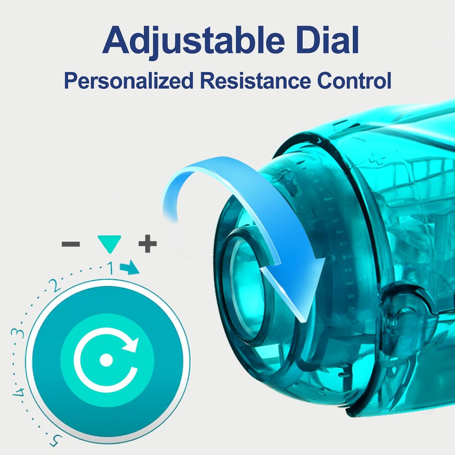 Flutter Valve, Breathing Exercise Device, Medical-Grade Material, Adju