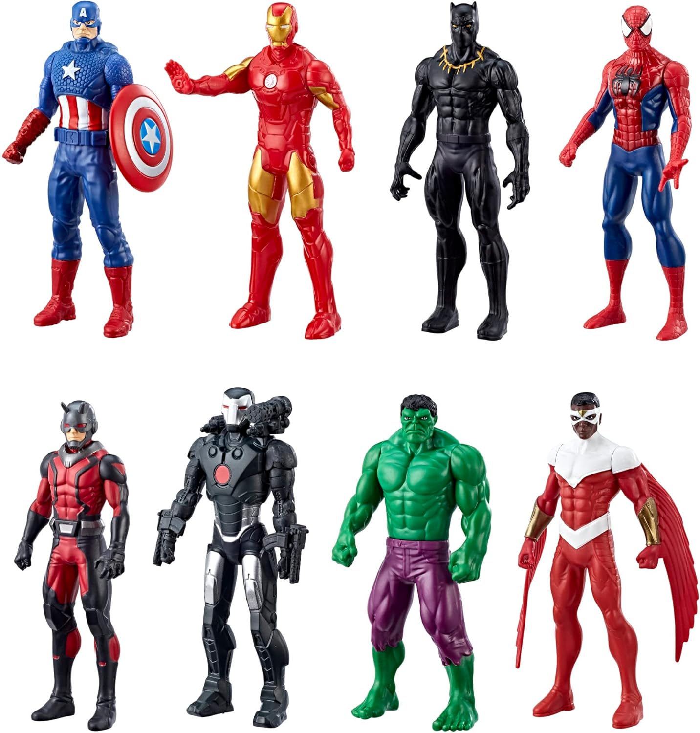 Marvel Avengers Ultimate Protectors Pack, 6-Inch-Scale, 8 Action Figur