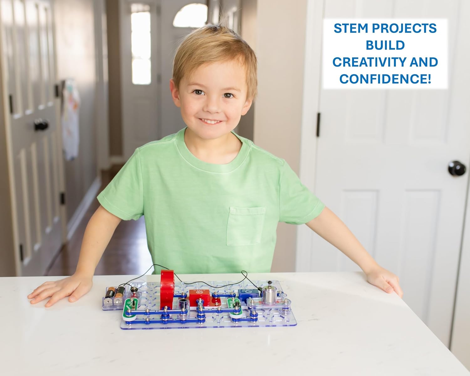Snap Circuits Jr. SC-100 Electronics Exploration Kit, Over 100 Project