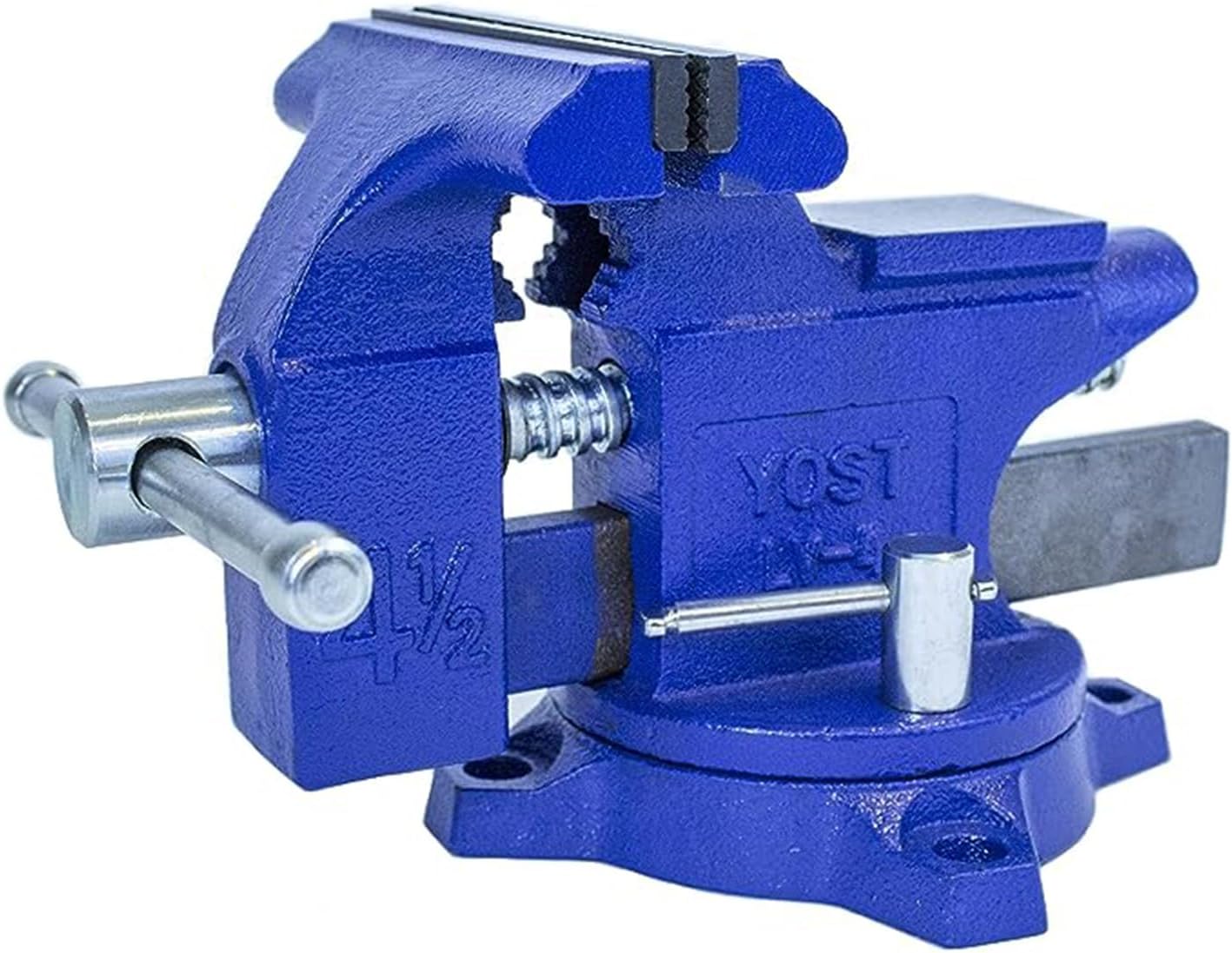 Yost Vises LV-4 Homeowner's Vise | 4.5 Inch Jaw Width with a 3 Inch Ja